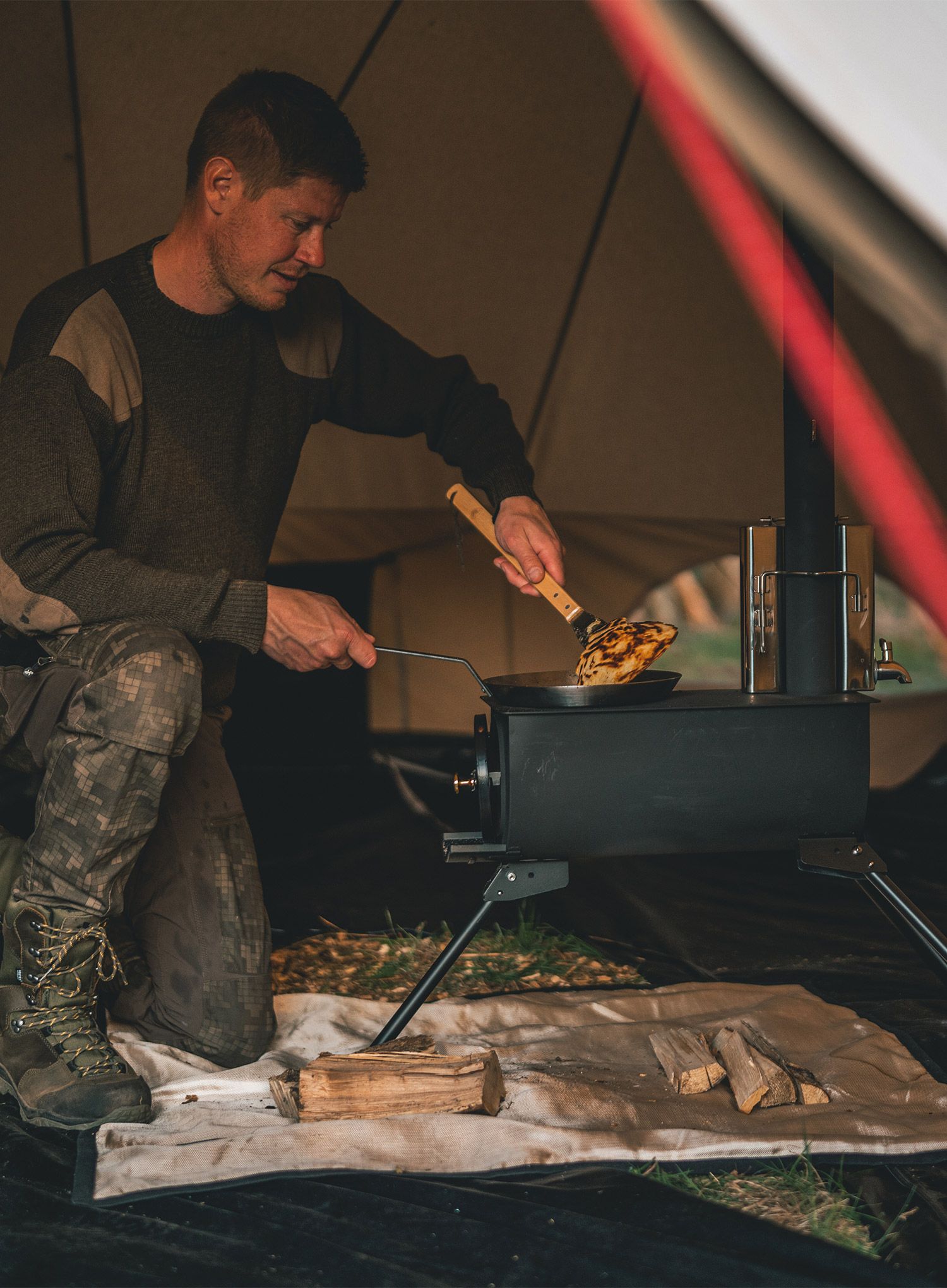 Сковорода туристична Robens Smokey Hill Frying Pan - silver