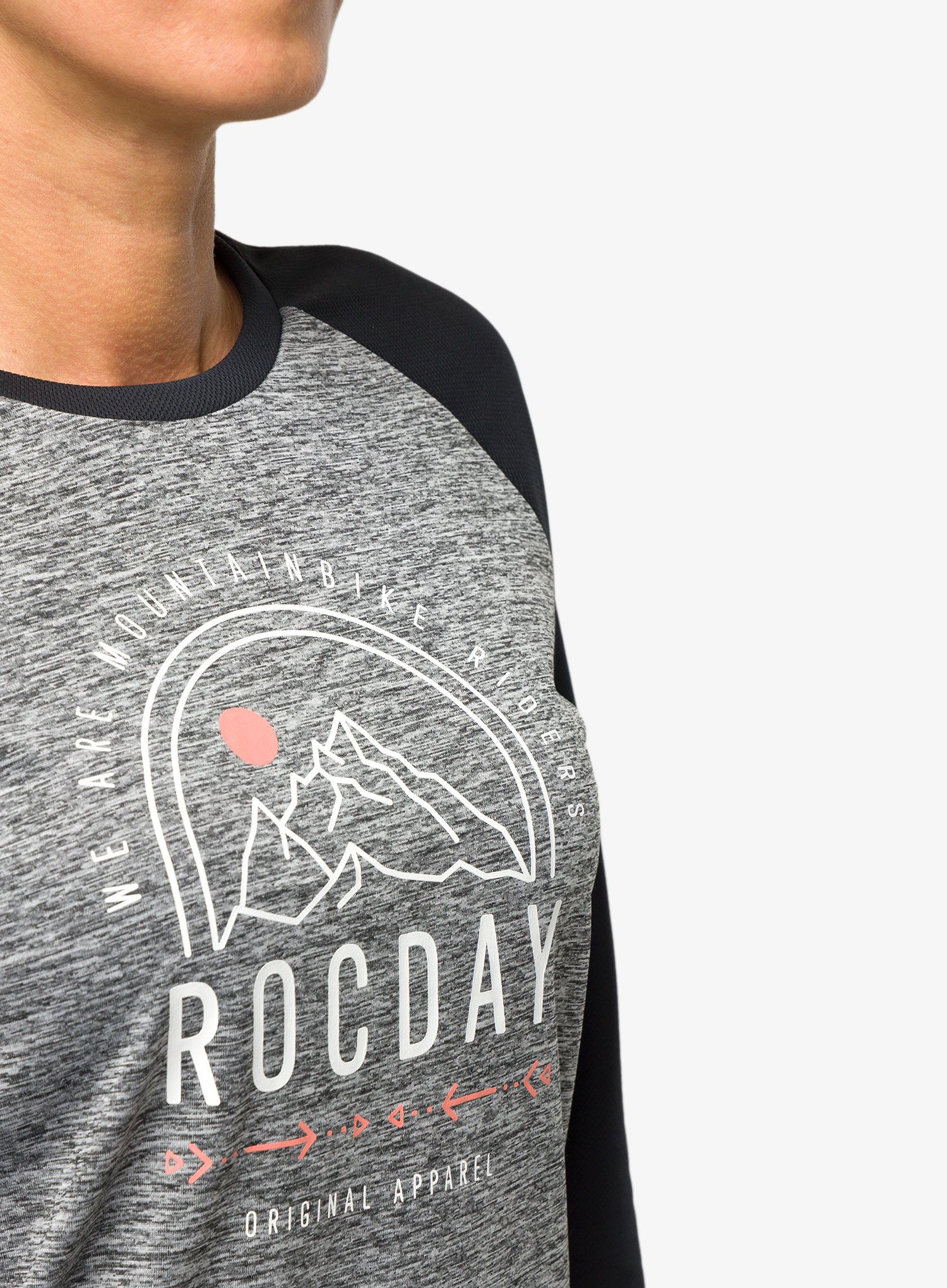 Жіноча велокофта Rocday Camber - melange/black