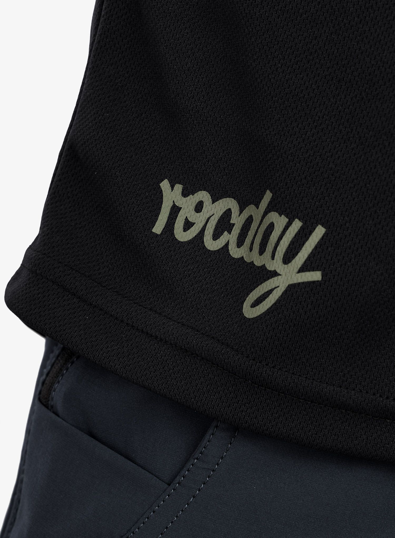 Велофутболка Rocday Double - green/blue