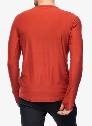 Лонгслів Royal Robbins Amp Lite Crew L/S - brick red htr