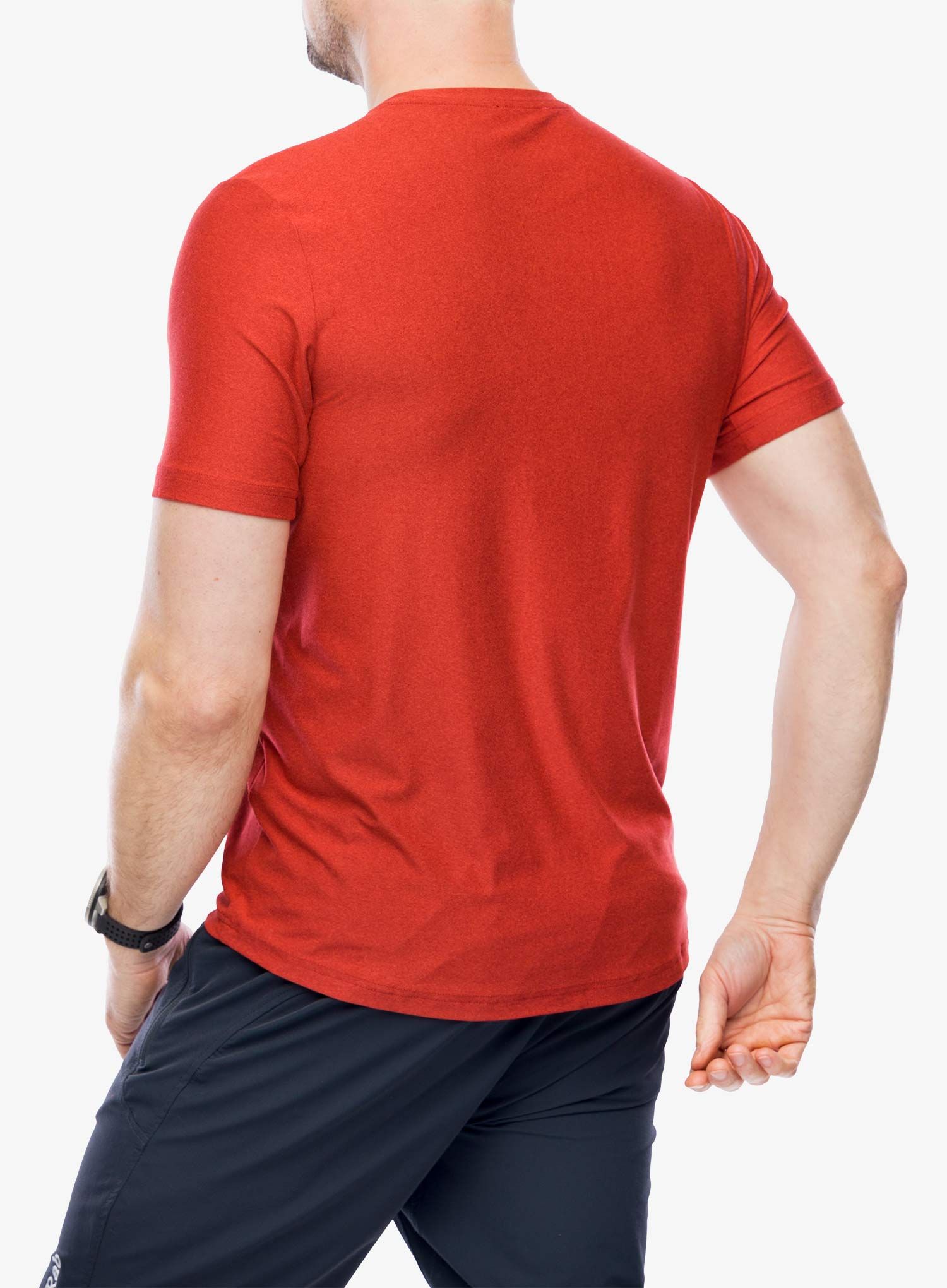 Швидковисихаюча футболка Royal Robbins Amp Lite Tee - brick red htr
