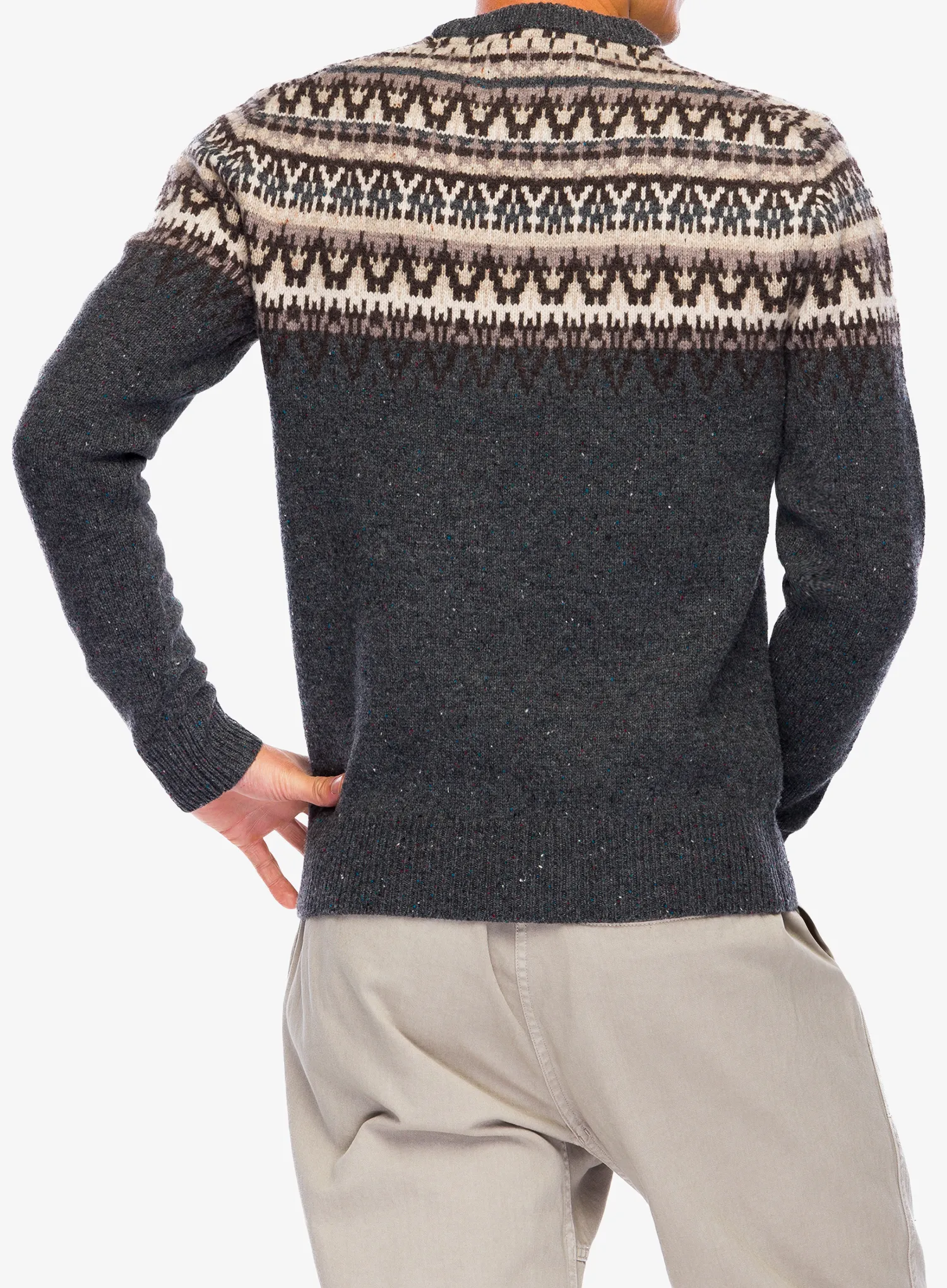 Светр вовняний Royal Robbins Arch Rock Crew LS - asphalt mammoth pt