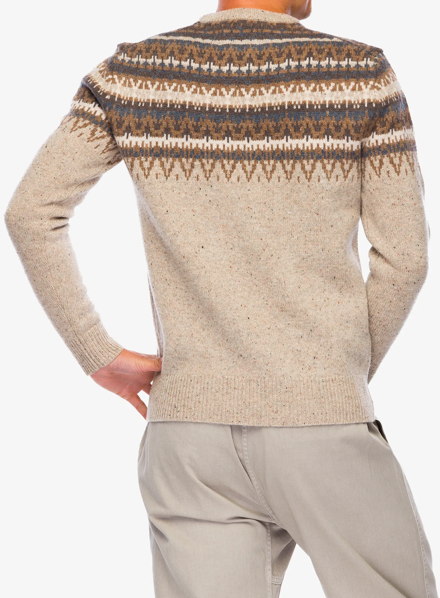 Светр чоловічий Royal Robbins Arch Rock Crew LS - sandstone mammoth pt