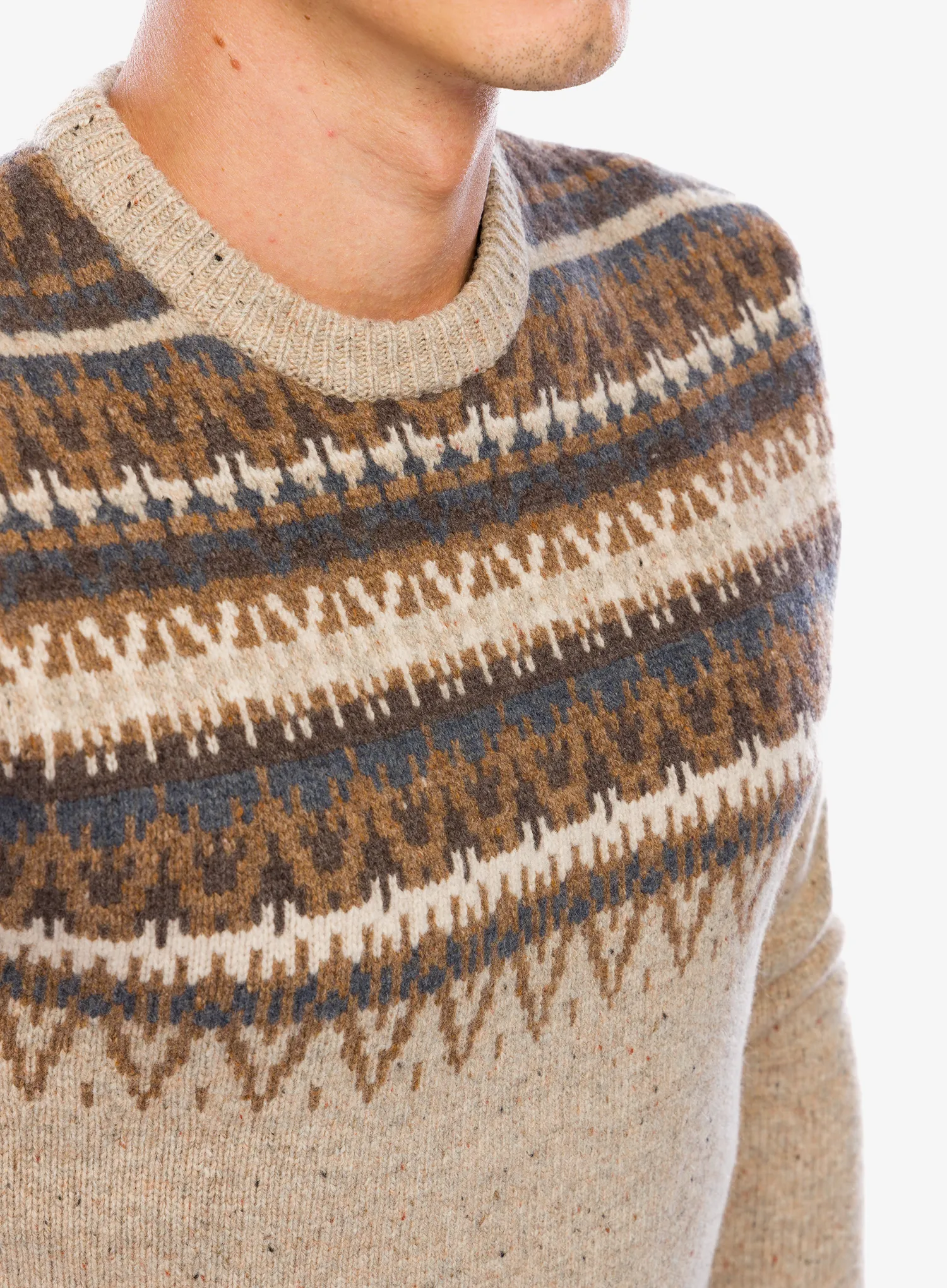 Светр чоловічий Royal Robbins Arch Rock Crew LS - sandstone mammoth pt