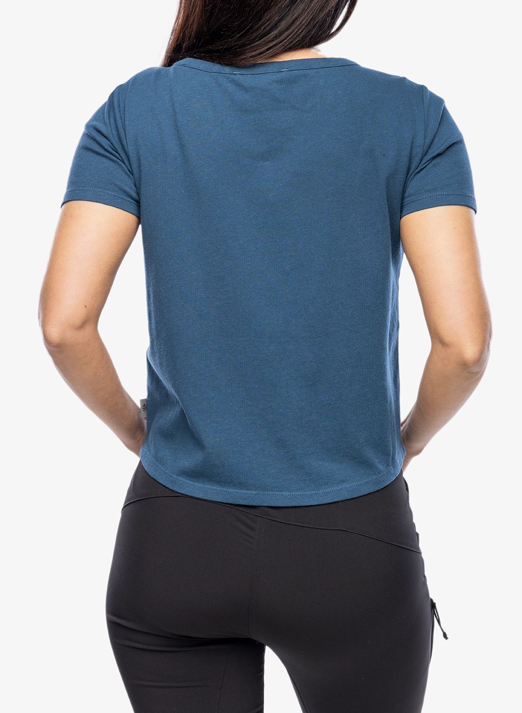 Футболка жіноча Royal Robbins Basecamp Boxy Tee - blue teal