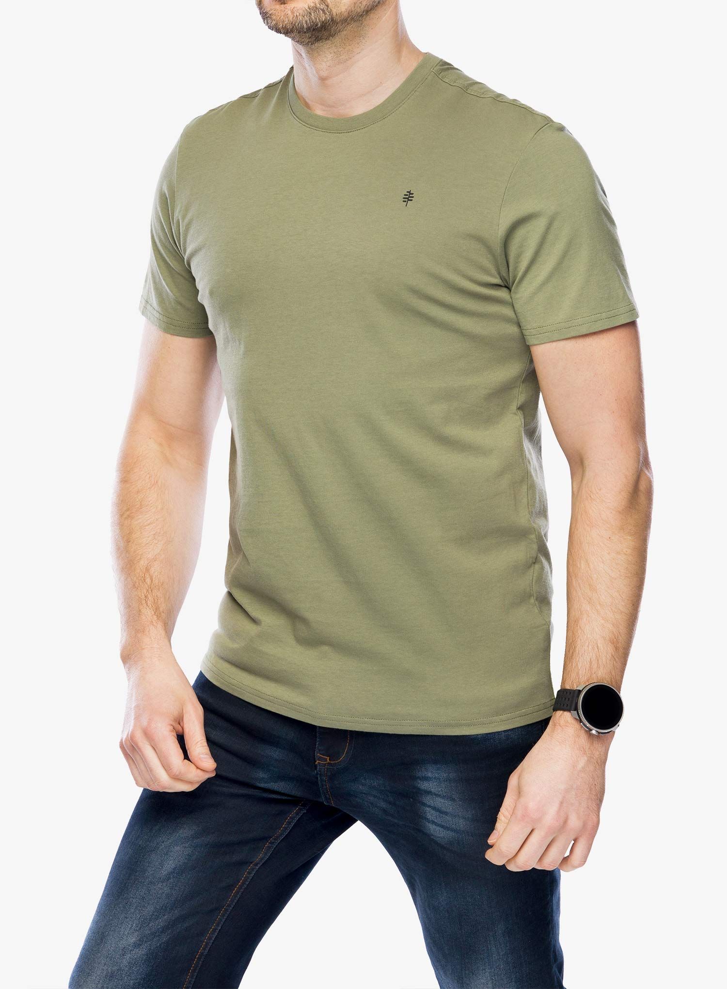 Футболка бавовняна Royal Robbins Basecamp Tee - fiddlehead