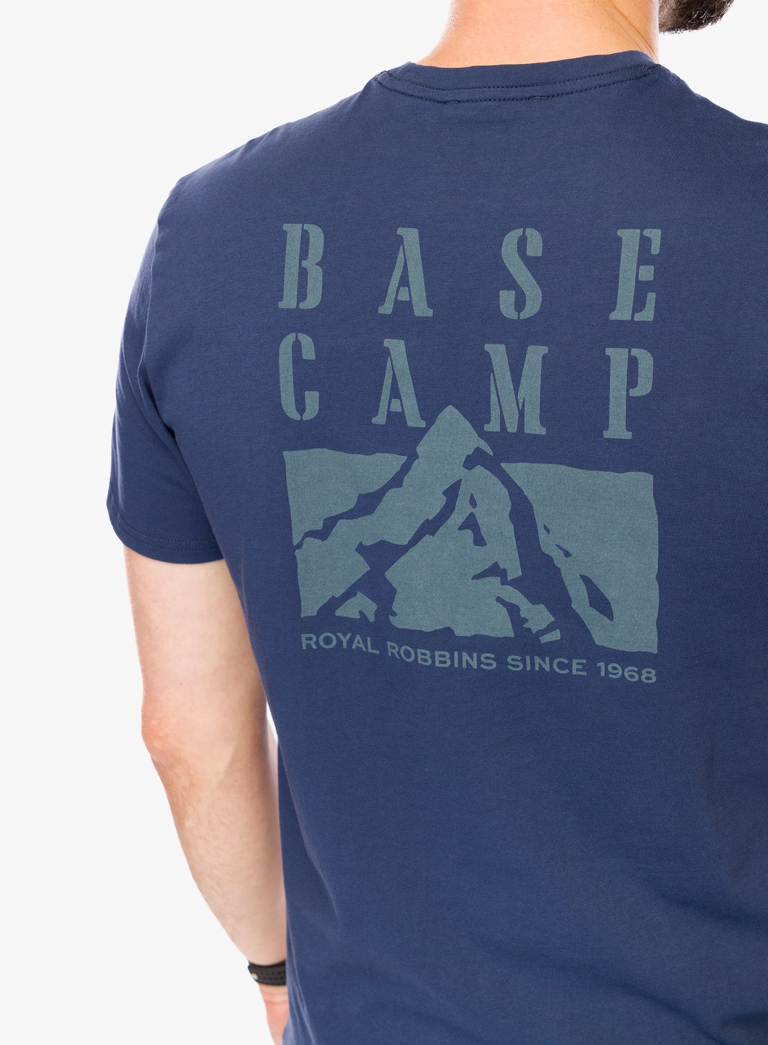 Футболка бавовняна Royal Robbins Basecamp Tee - navy