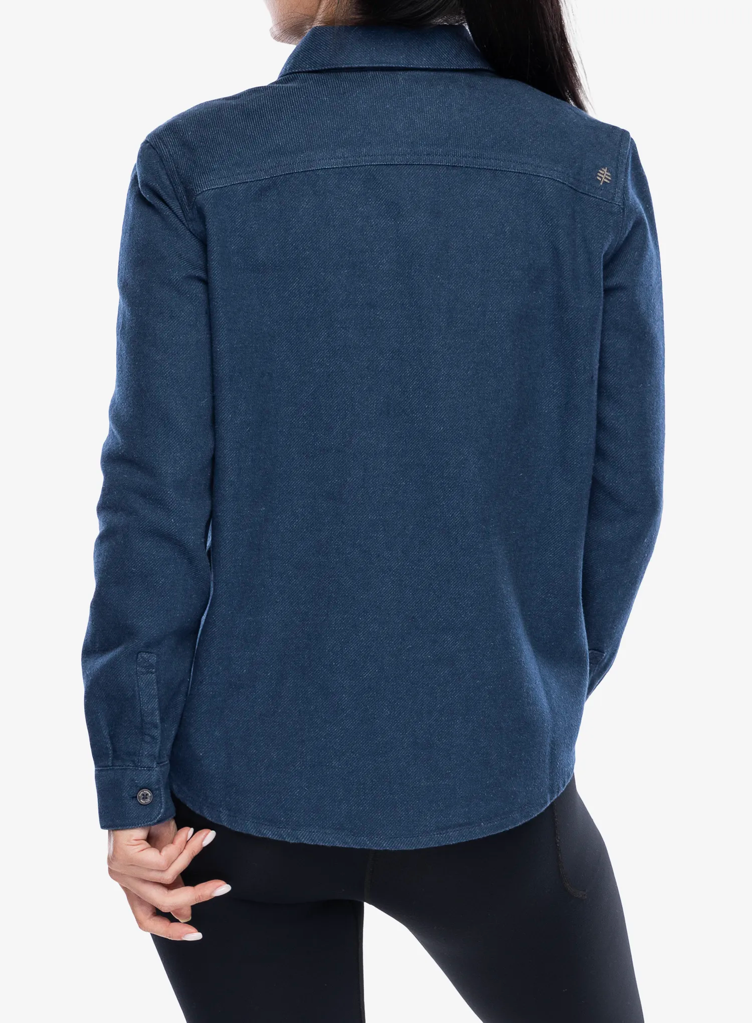Сорочка жіноча Royal Robbins Clouds Rest Hemp LS - deep blue htr