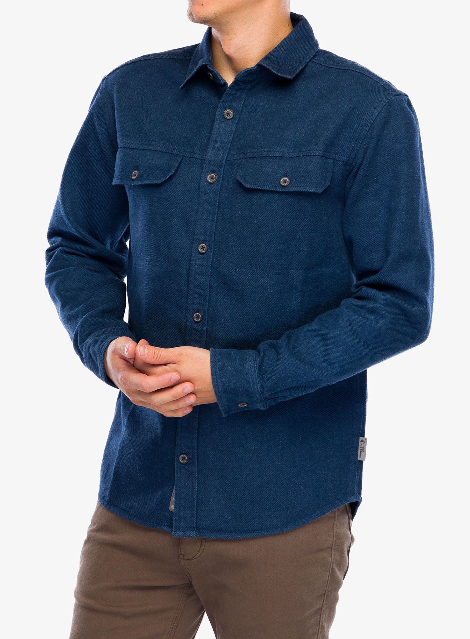 Сорочка Royal Robbins Clouds Rest Hemp LS - deep blue htr