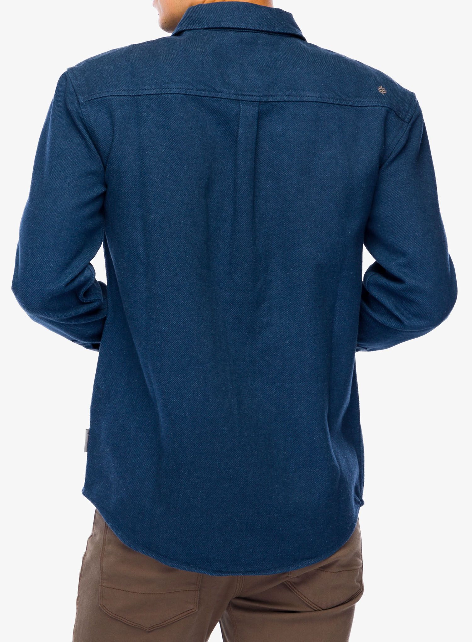 Сорочка Royal Robbins Clouds Rest Hemp LS - deep blue htr