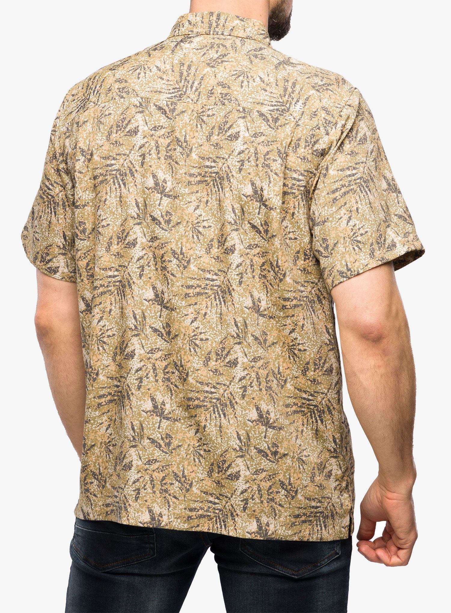 Сорочка Royal Robbins Comino Leaf S/S - forest roble pt