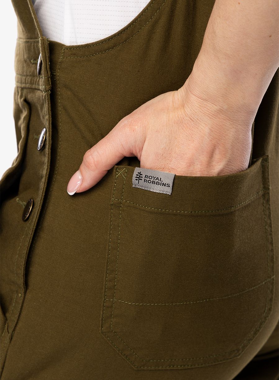 Штани жіночі Royal Robbins Half Dome Overall - dark olive