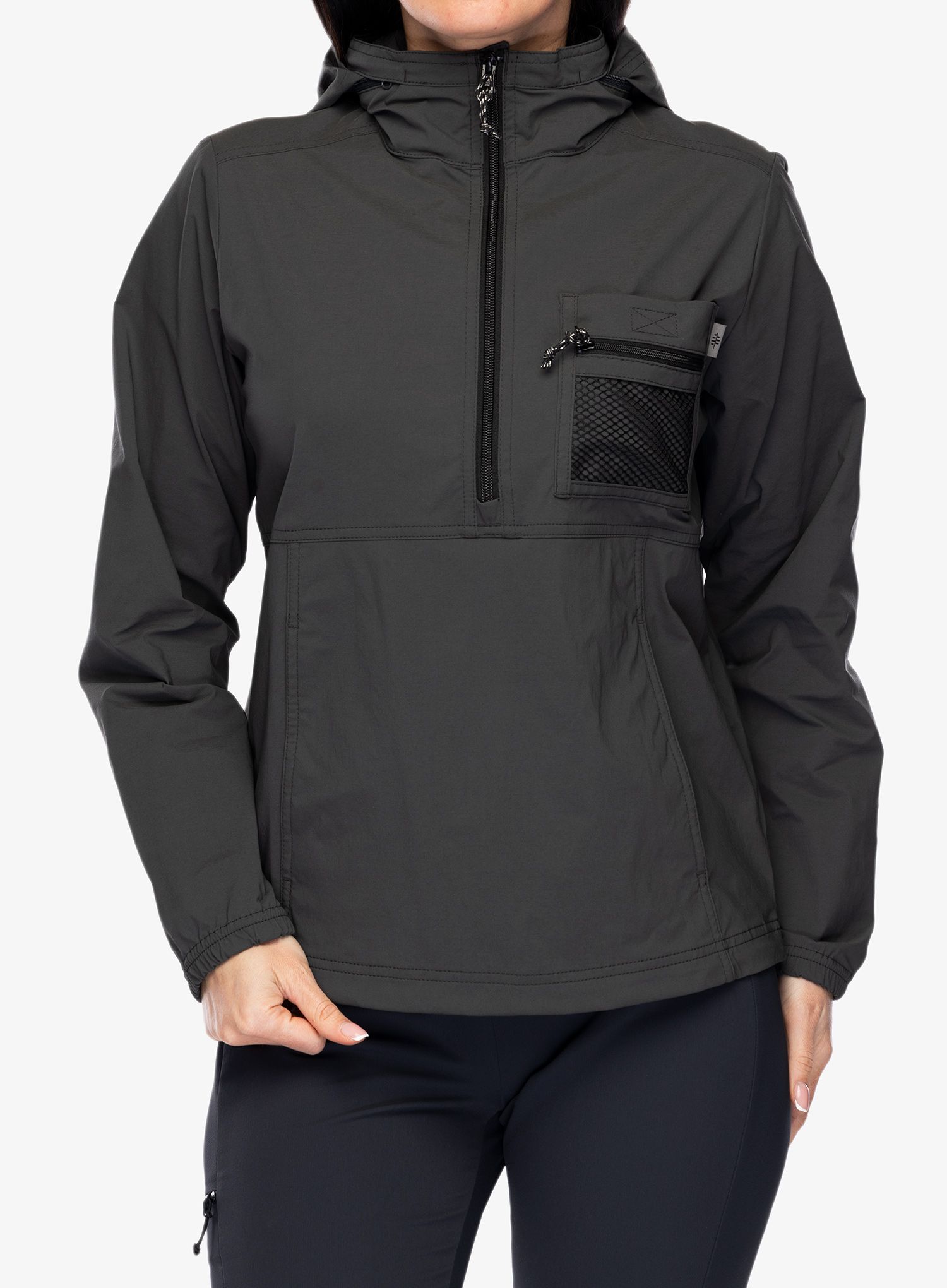 Вітровка жіноча Royal Robbins Merced Anorak - charcoal