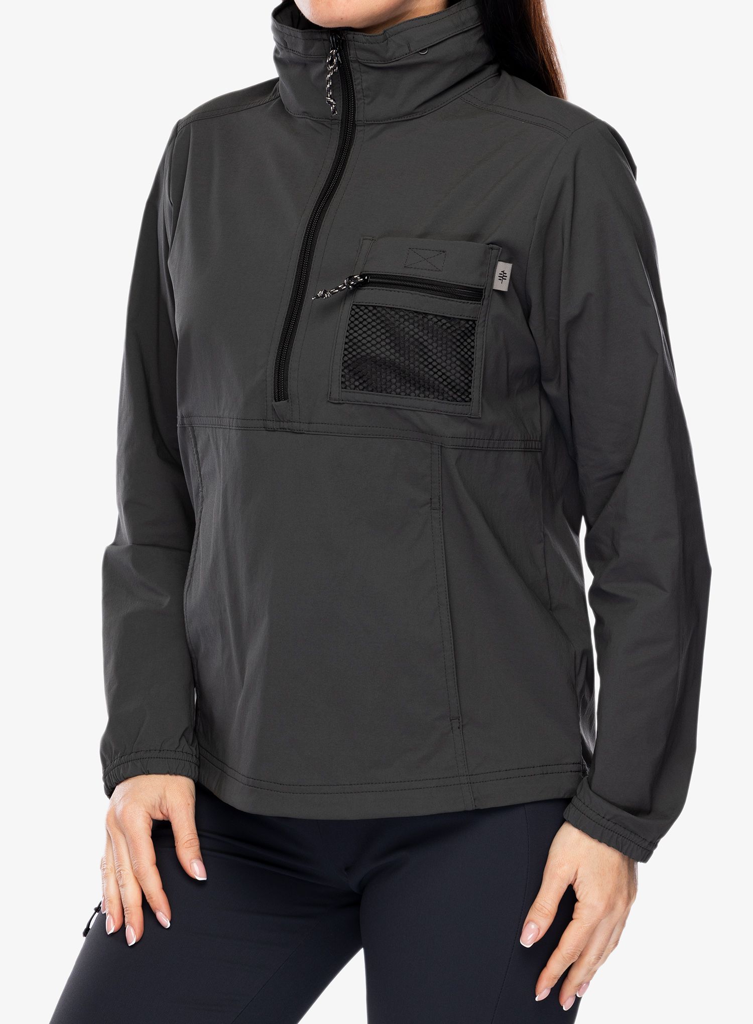 Вітровка жіноча Royal Robbins Merced Anorak - charcoal