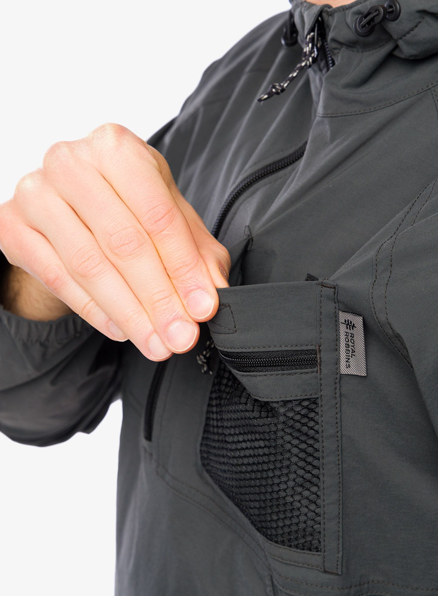 Вітровка Royal Robbins Merced Anorak - charcoal