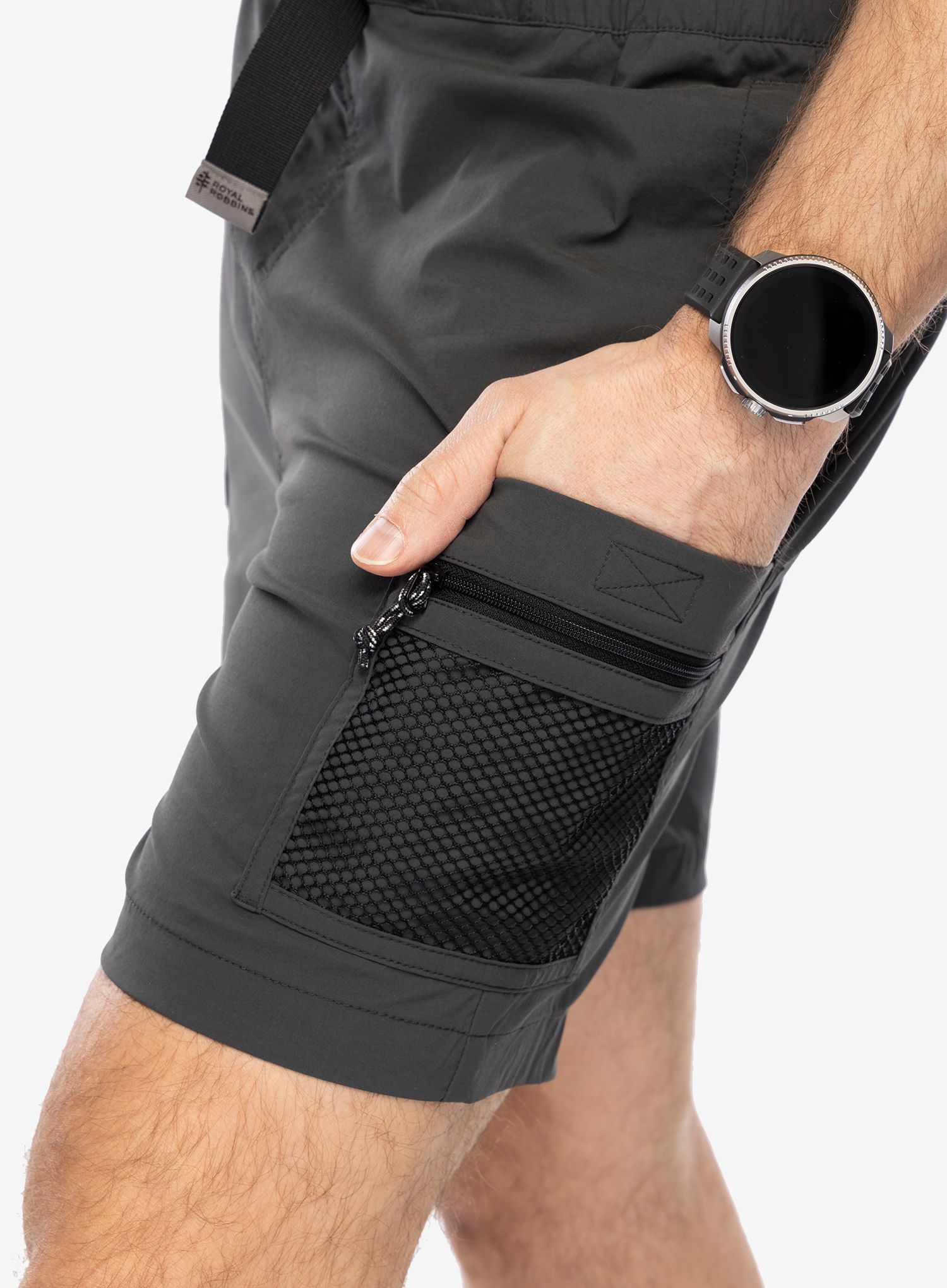 Шорти туристичні Royal Robbins Merced Short - charcoal