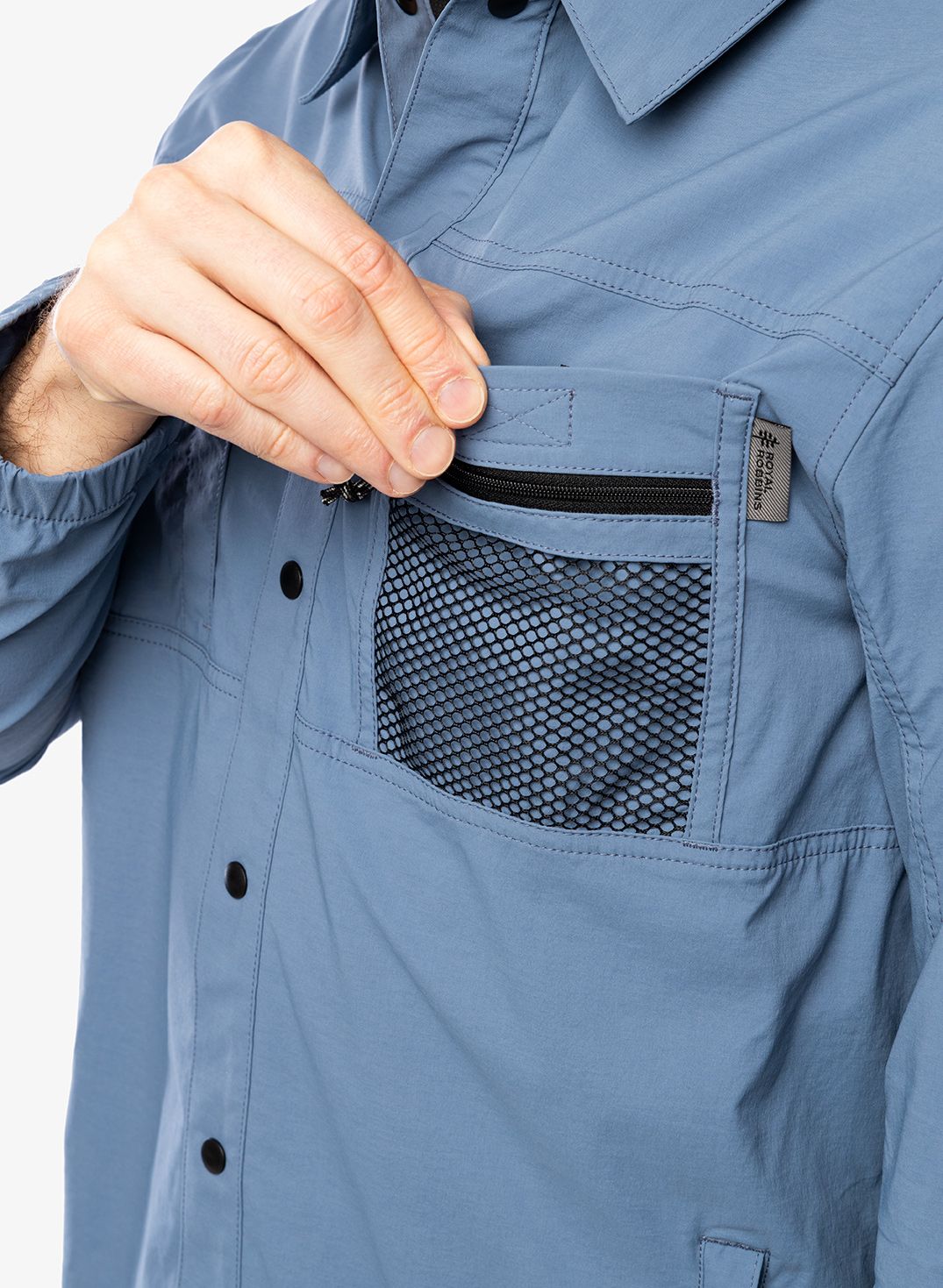 Вітровка Royal Robbins Merced Wind Shirt - sea