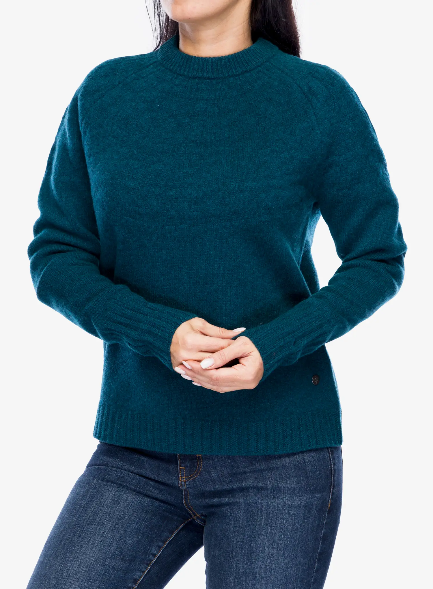 Светр жіночий Royal Robbins Rockcraft Wool Crew - blue teal