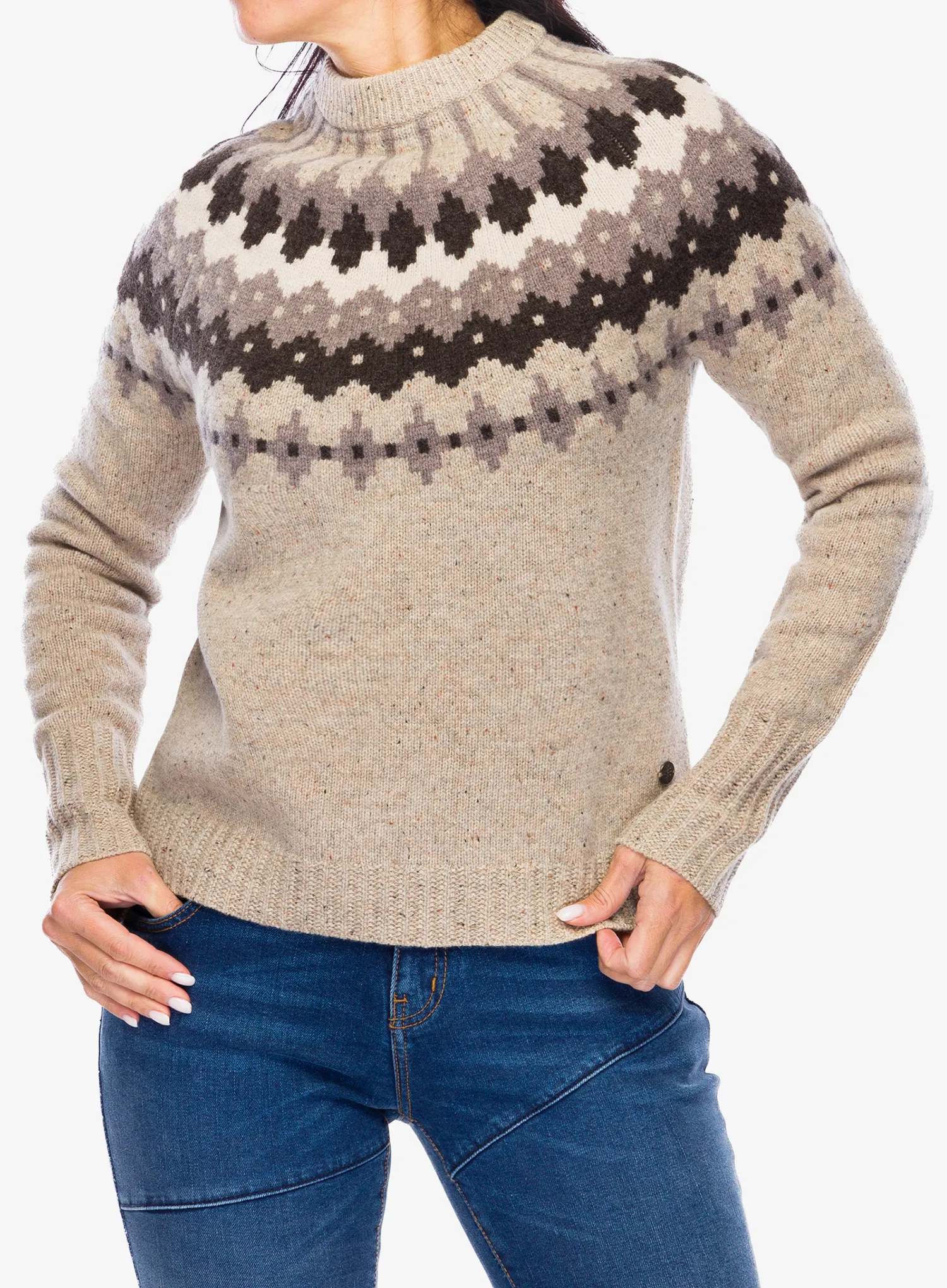 Светр жіночий Royal Robbins Rockcraft Wool Crew - sandstone snowcreek pt