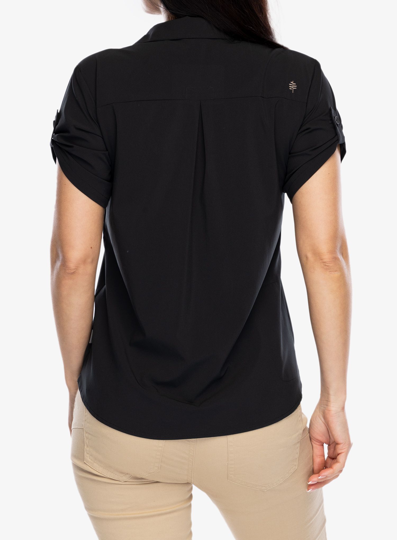 Сорочка жіноча Royal Robbins Spotless Evolution Meadow SS - jet black