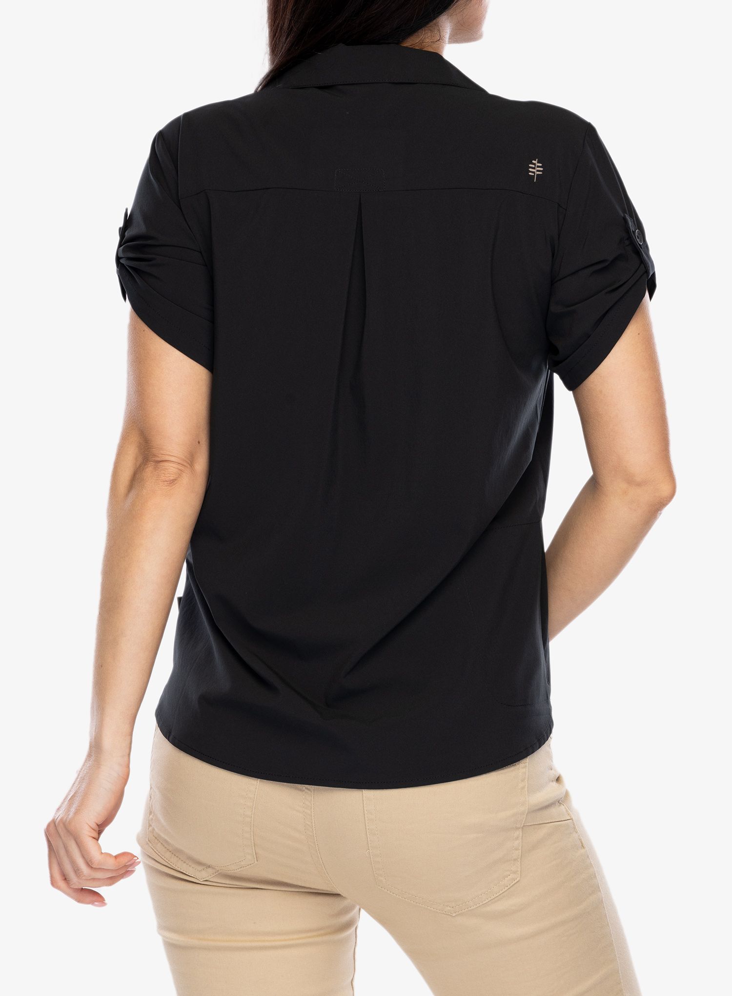 Сорочка жіноча Royal Robbins Spotless Evolution Meadow SS - jet black