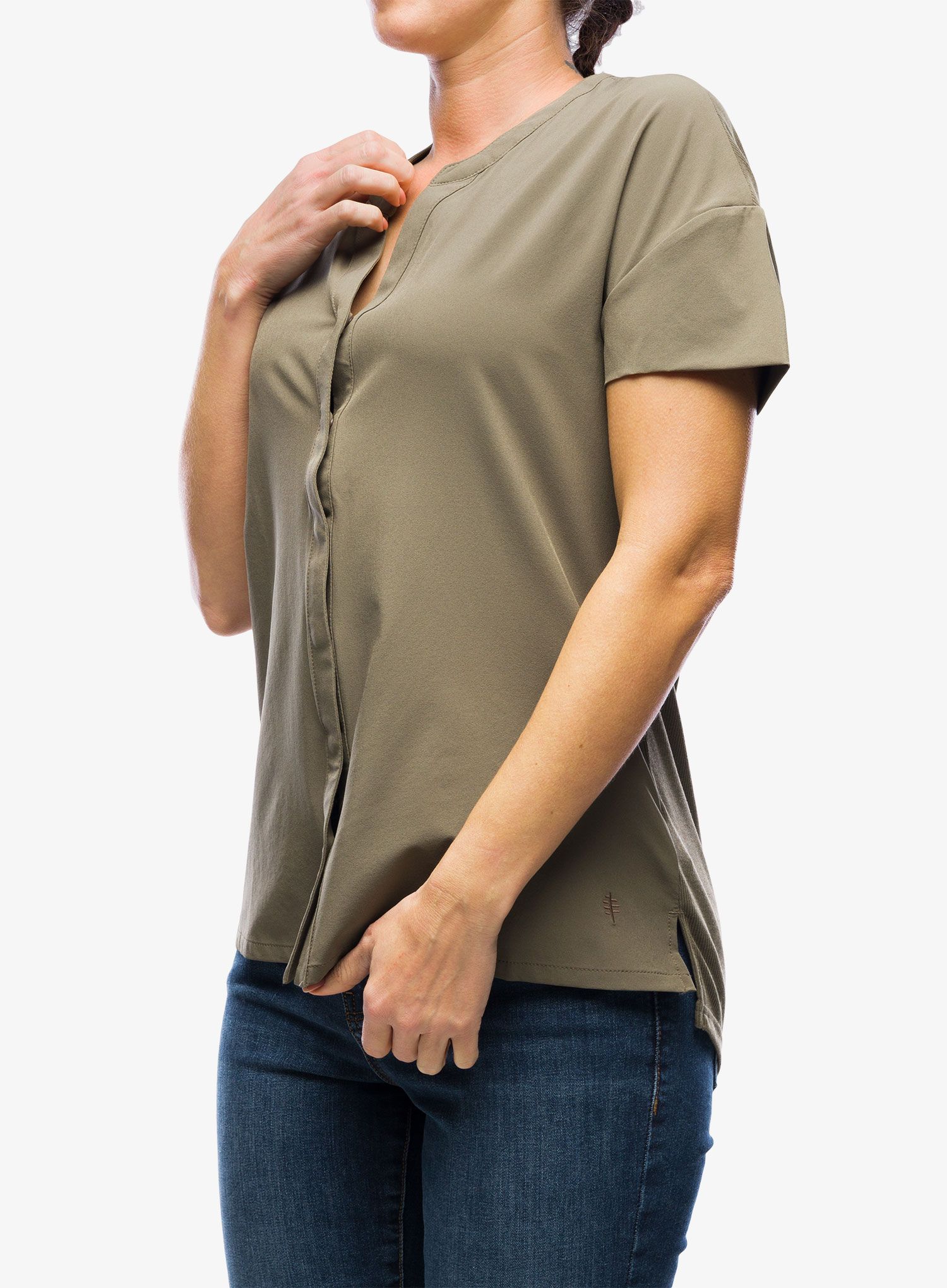 Сорочка жіноча Royal Robbins Spotless Evolution S/S - everglade