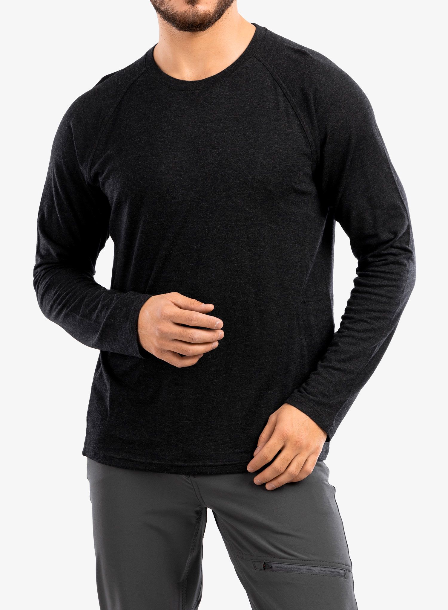 Термокофта Royal Robbins Venturelayer 200 LS - jet black htr