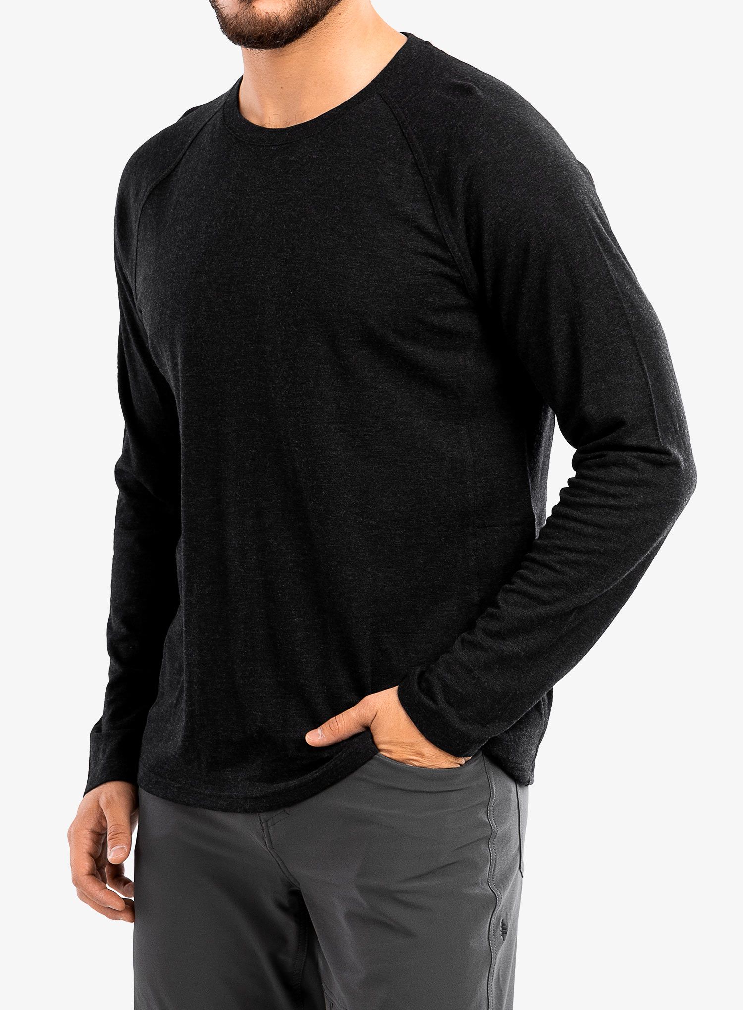 Термокофта Royal Robbins Venturelayer 200 LS - jet black htr