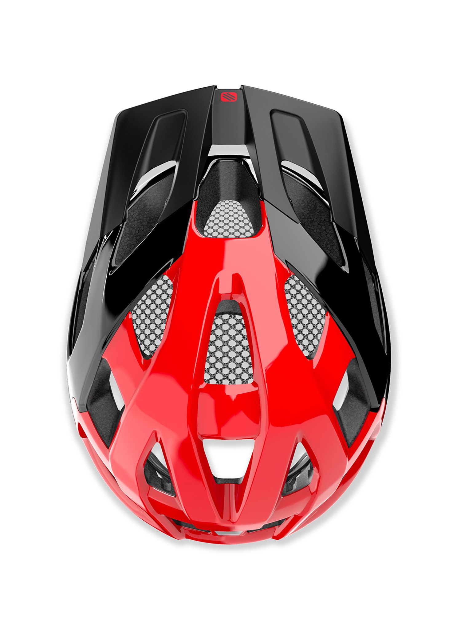 Шолом велосипедний Rudy Project Crossway - black/red/shiny