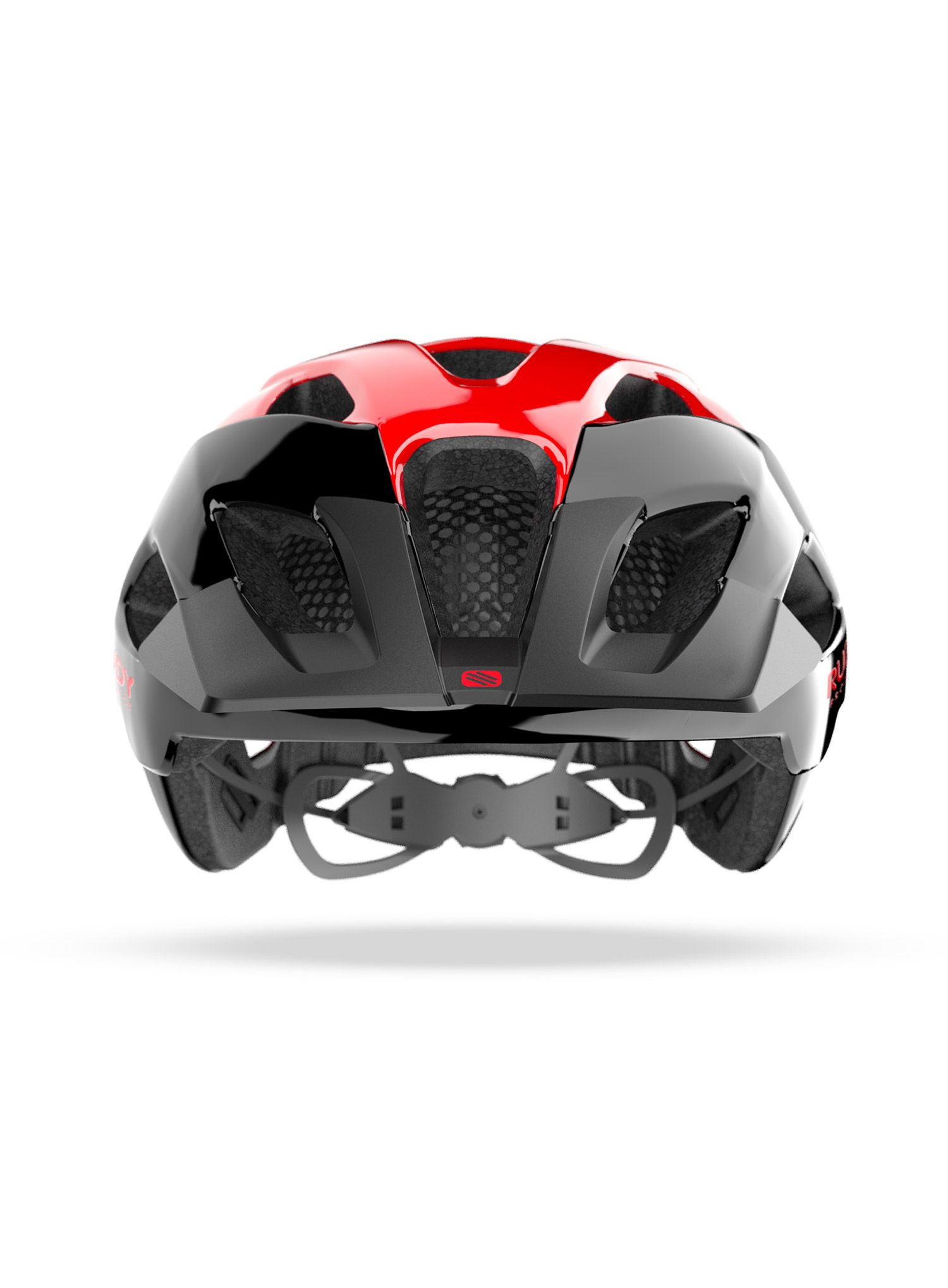 Шолом велосипедний Rudy Project Crossway - black/red/shiny