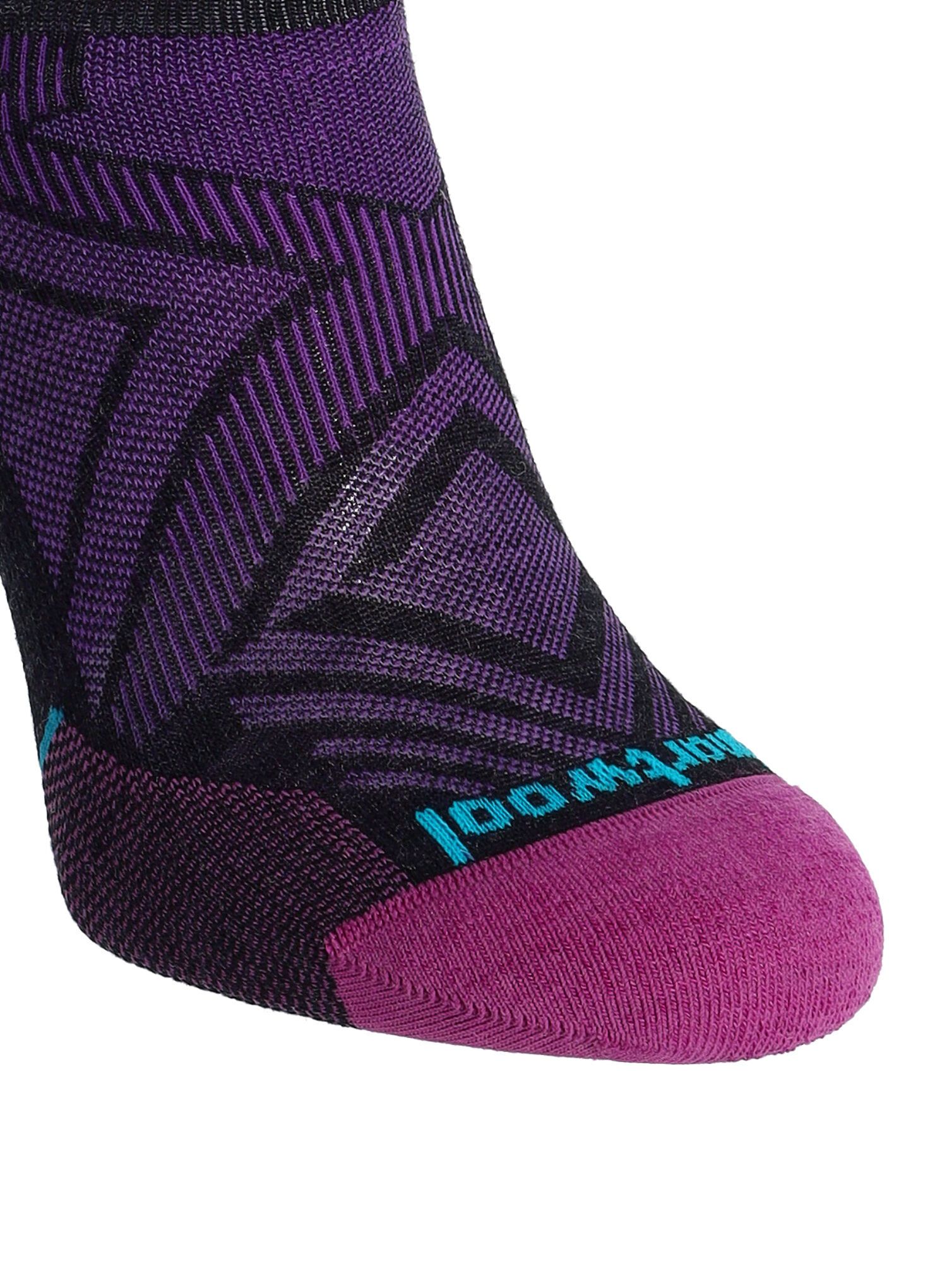Шкарпетки з мериноса жіночі Smartwool Run Zero Cushion Low Ankle Socks - charcoal