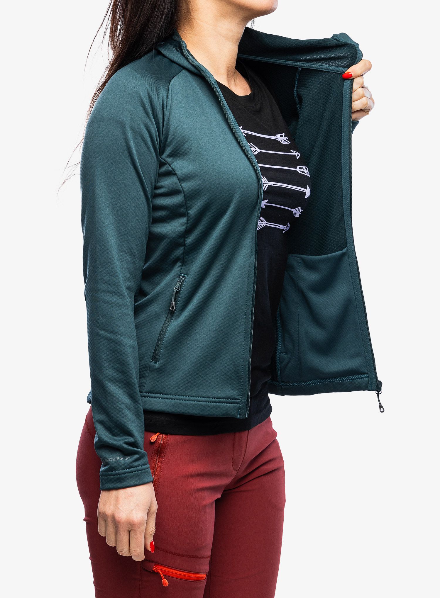 Кофта флісова жіноча SCOTT Defined Tech Hoody - green