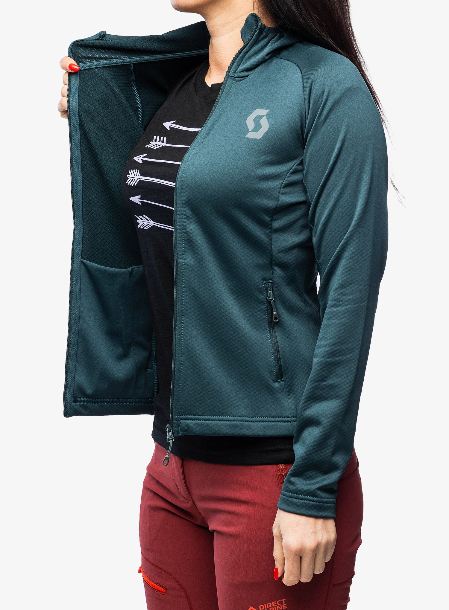 Кофта флісова жіноча SCOTT Defined Tech Hoody - green