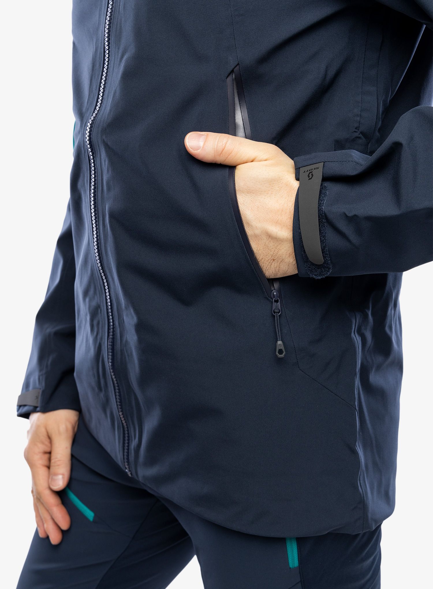 Куртка дощовик SCOTT Explorair 3L Jacket - winter green/dark blue