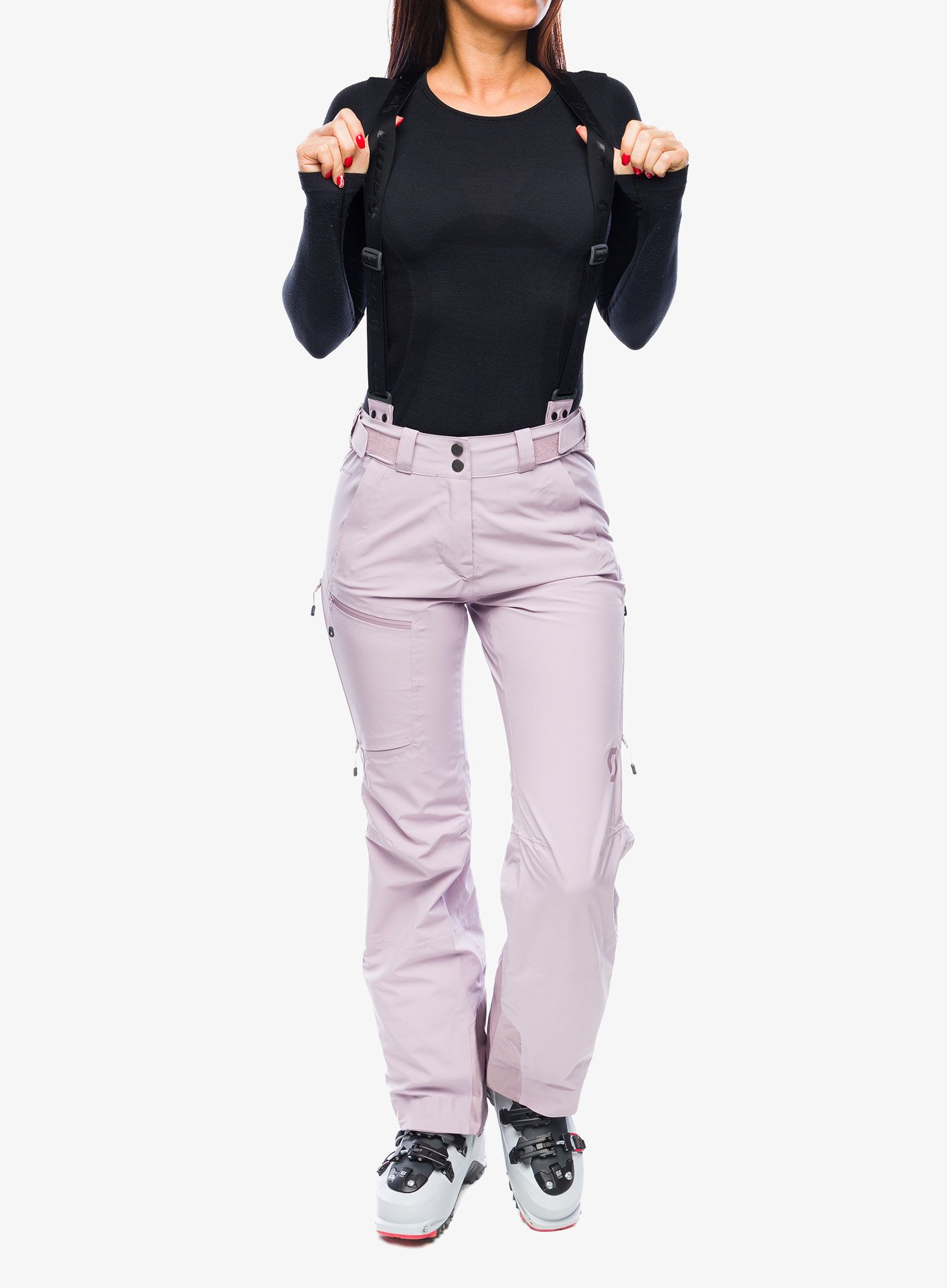 Штани лижні жіночі SCOTT Explorair 3L Pants - cloud pink
