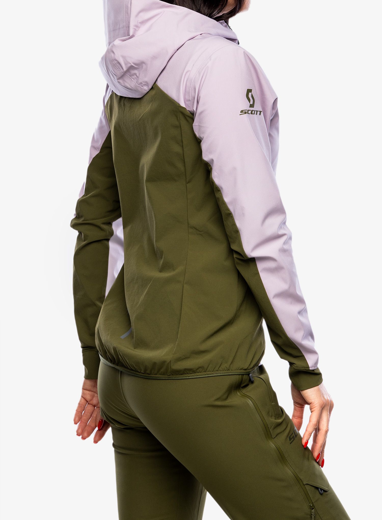 Куртка жіноча SCOTT Explorair Hybrid LT Jacket - cloud pink/fir green