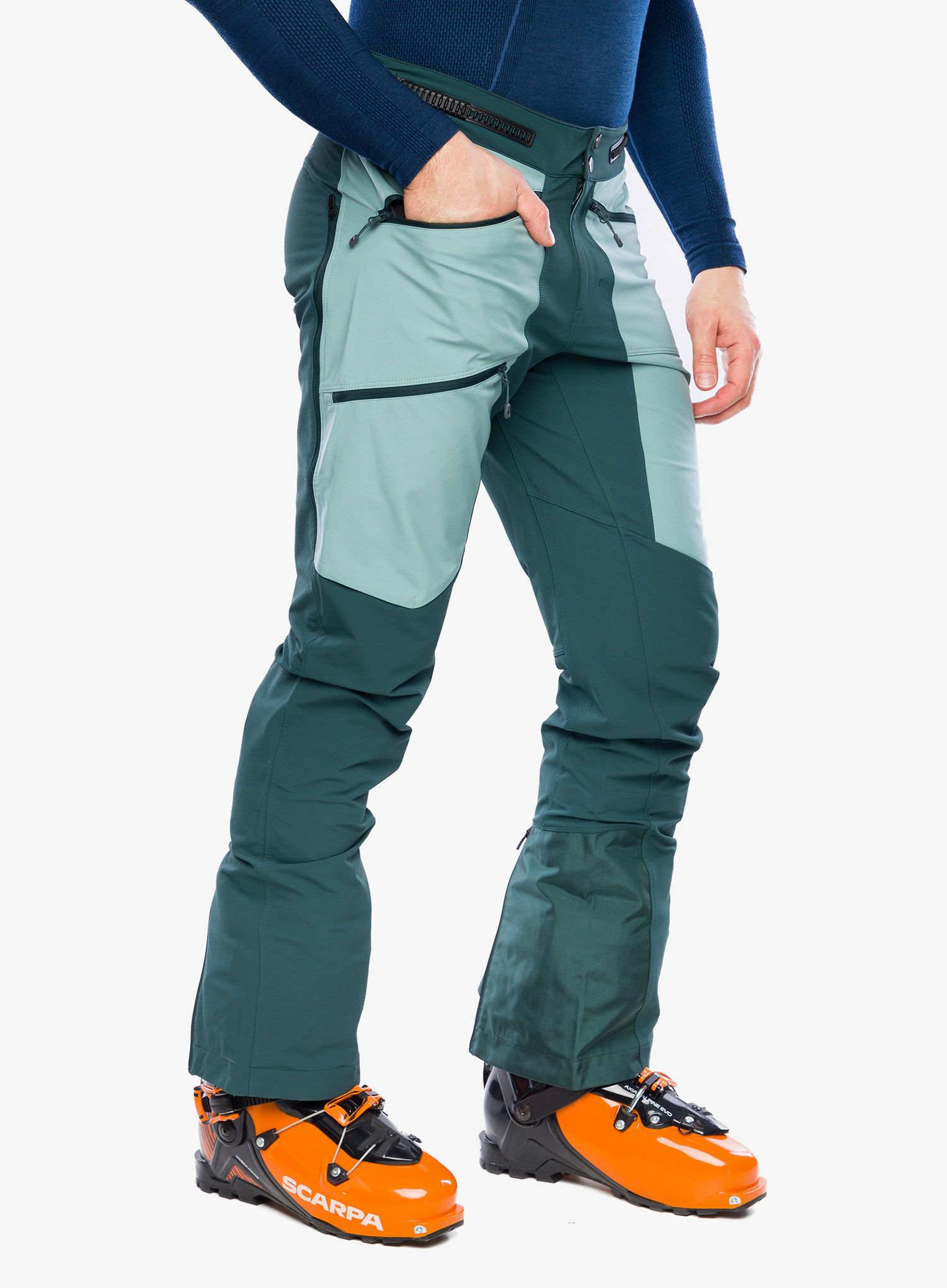 Штани softshell SCOTT Explorair Softshell Pro Pants - aruba green/northern mint grn