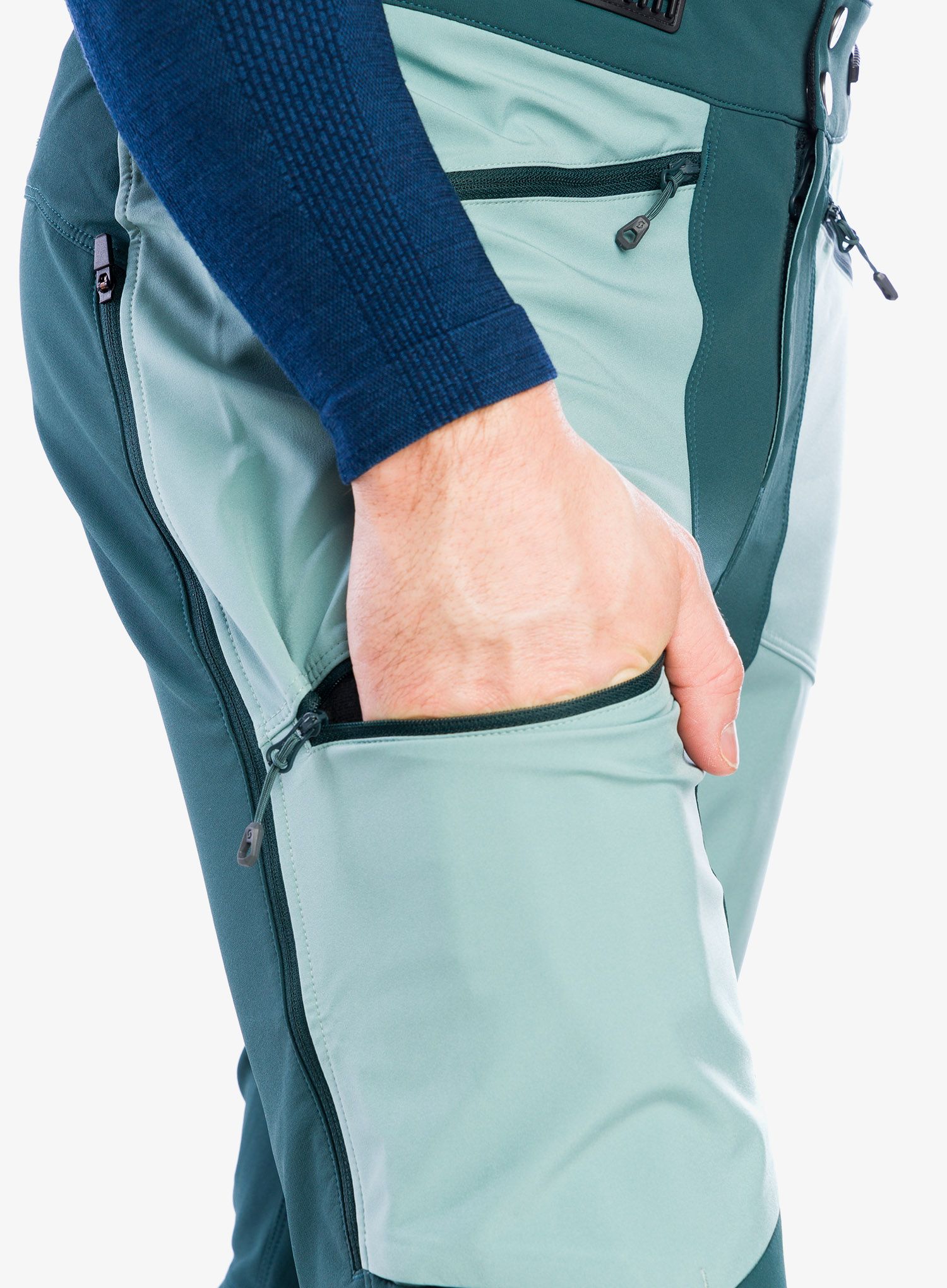 Штани softshell SCOTT Explorair Softshell Pro Pants - aruba green/northern mint grn