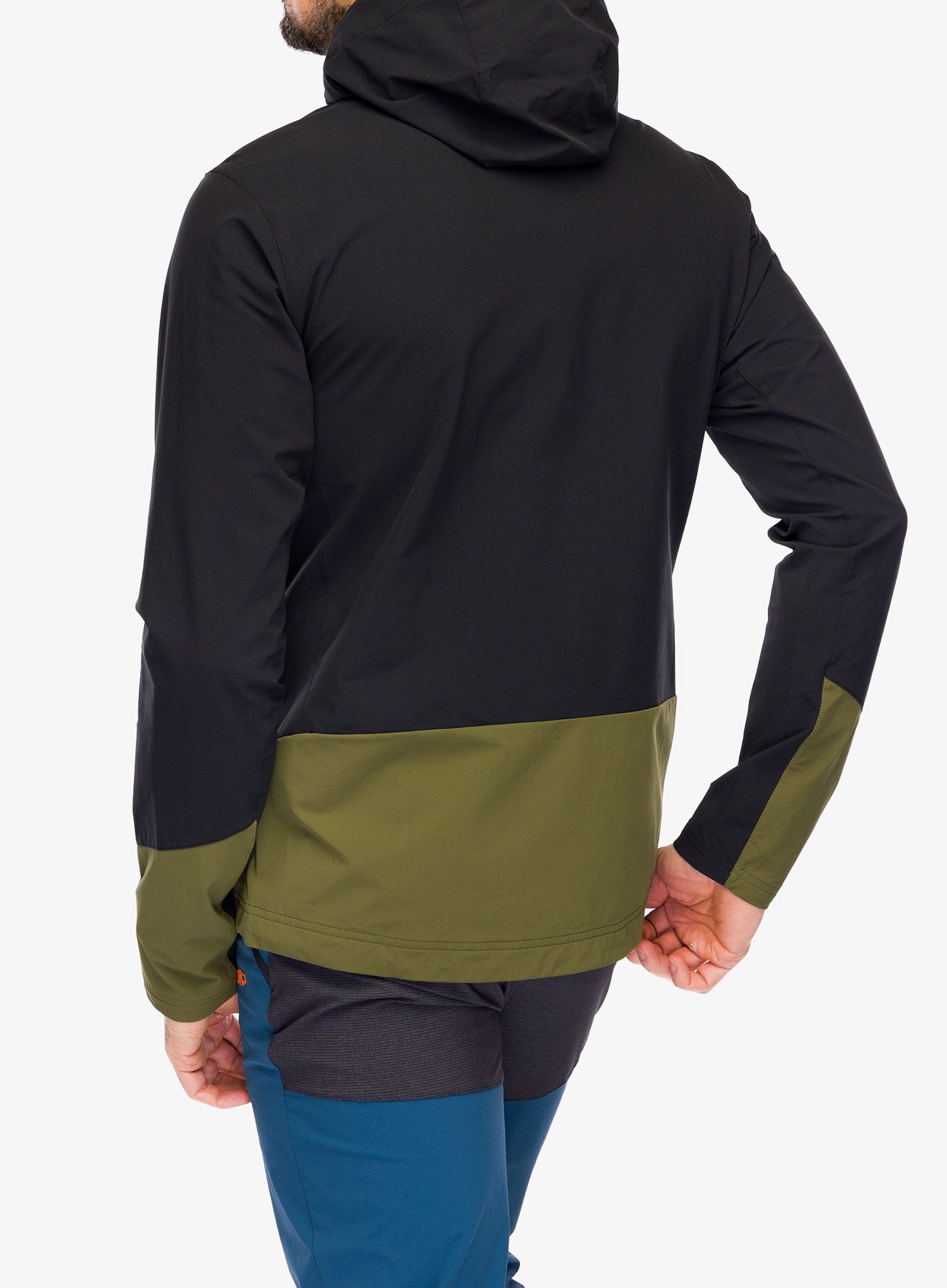 Куртка softshell SCOTT JKT Explorair Softshell SL - black/fir green