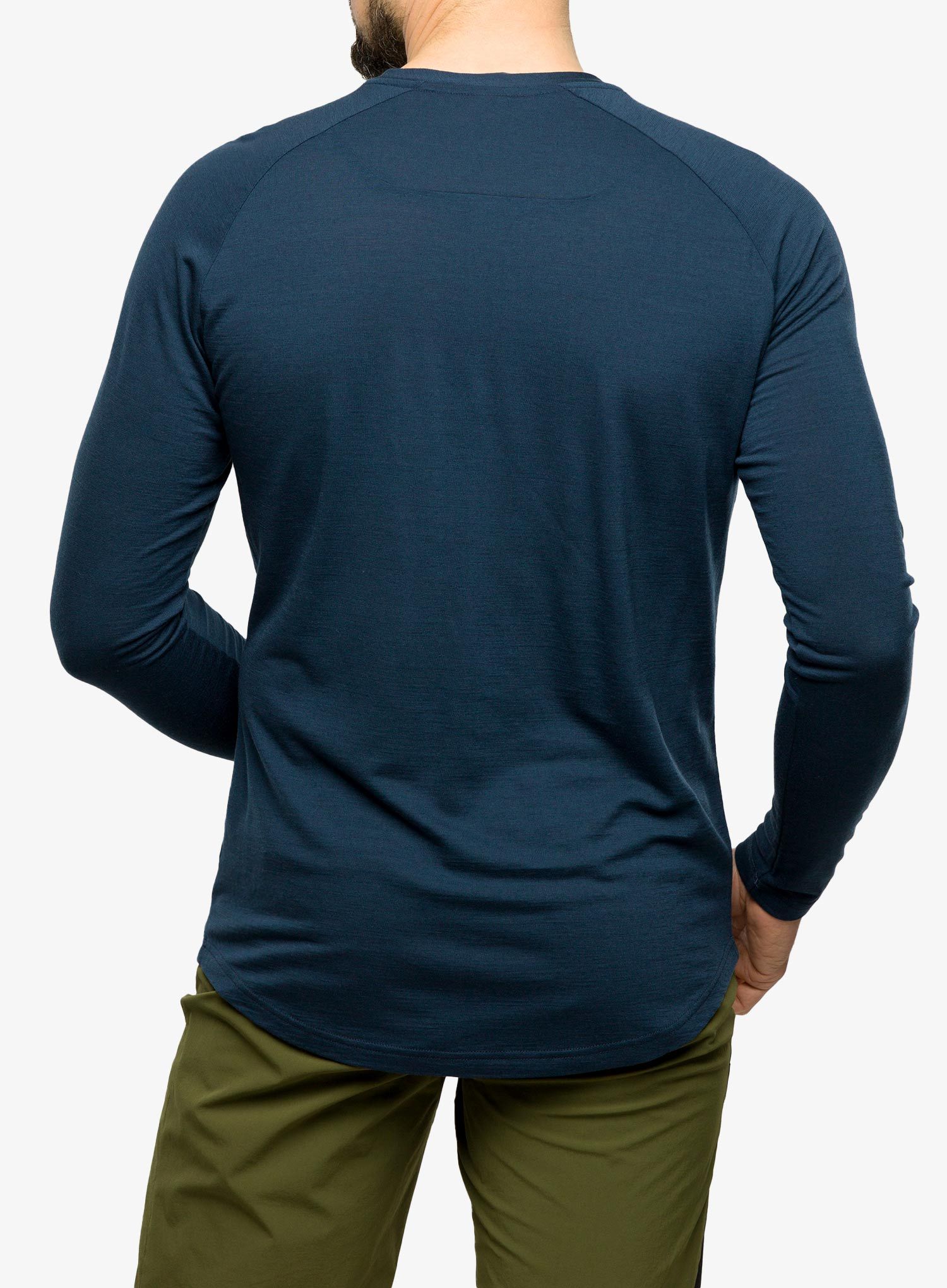 Кофта для бігу SCOTT Defined Merino L/S - metal blue