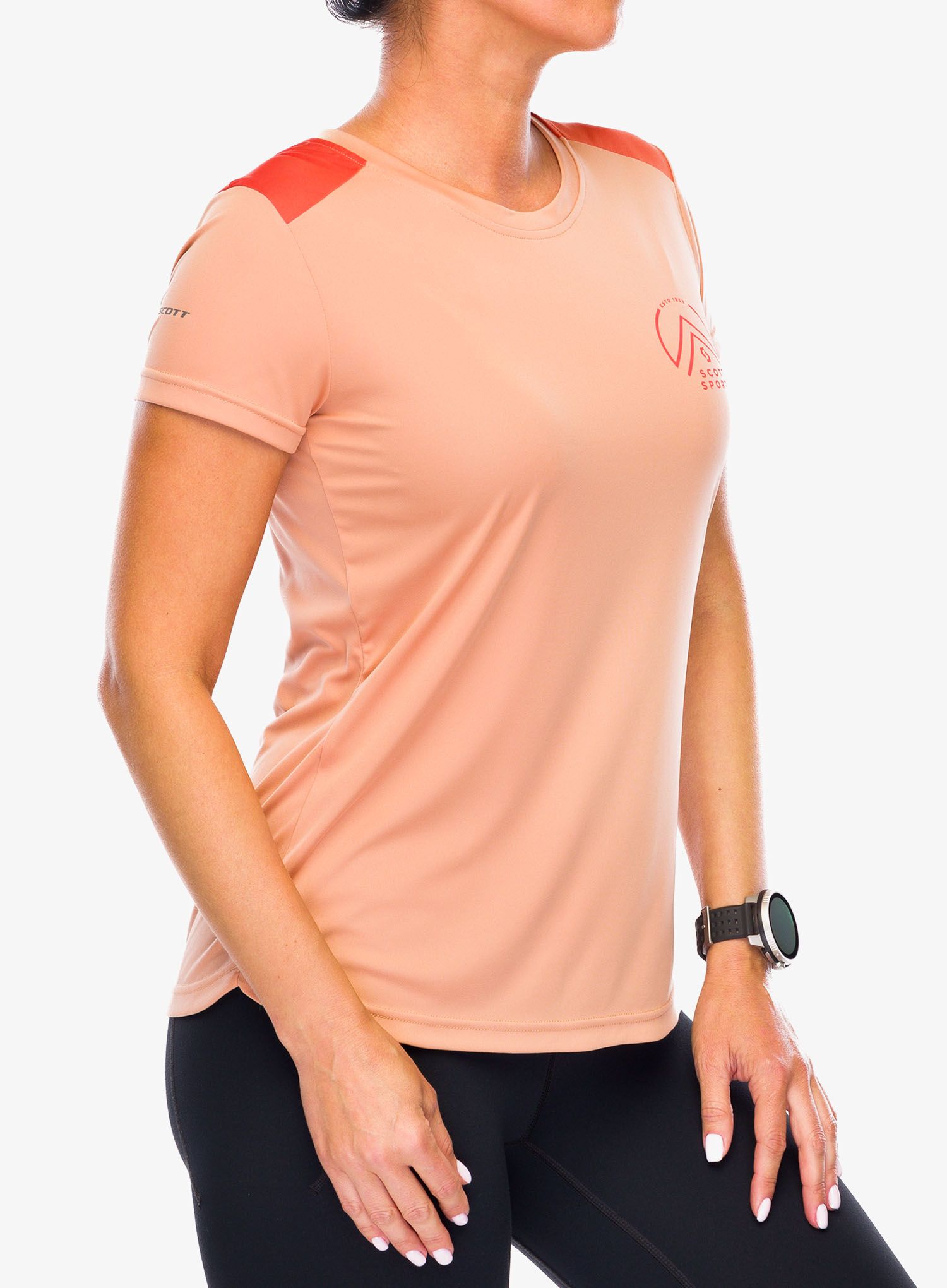 Футболка для бігу жіноча SCOTT Endurance Tech S/S - braze orange