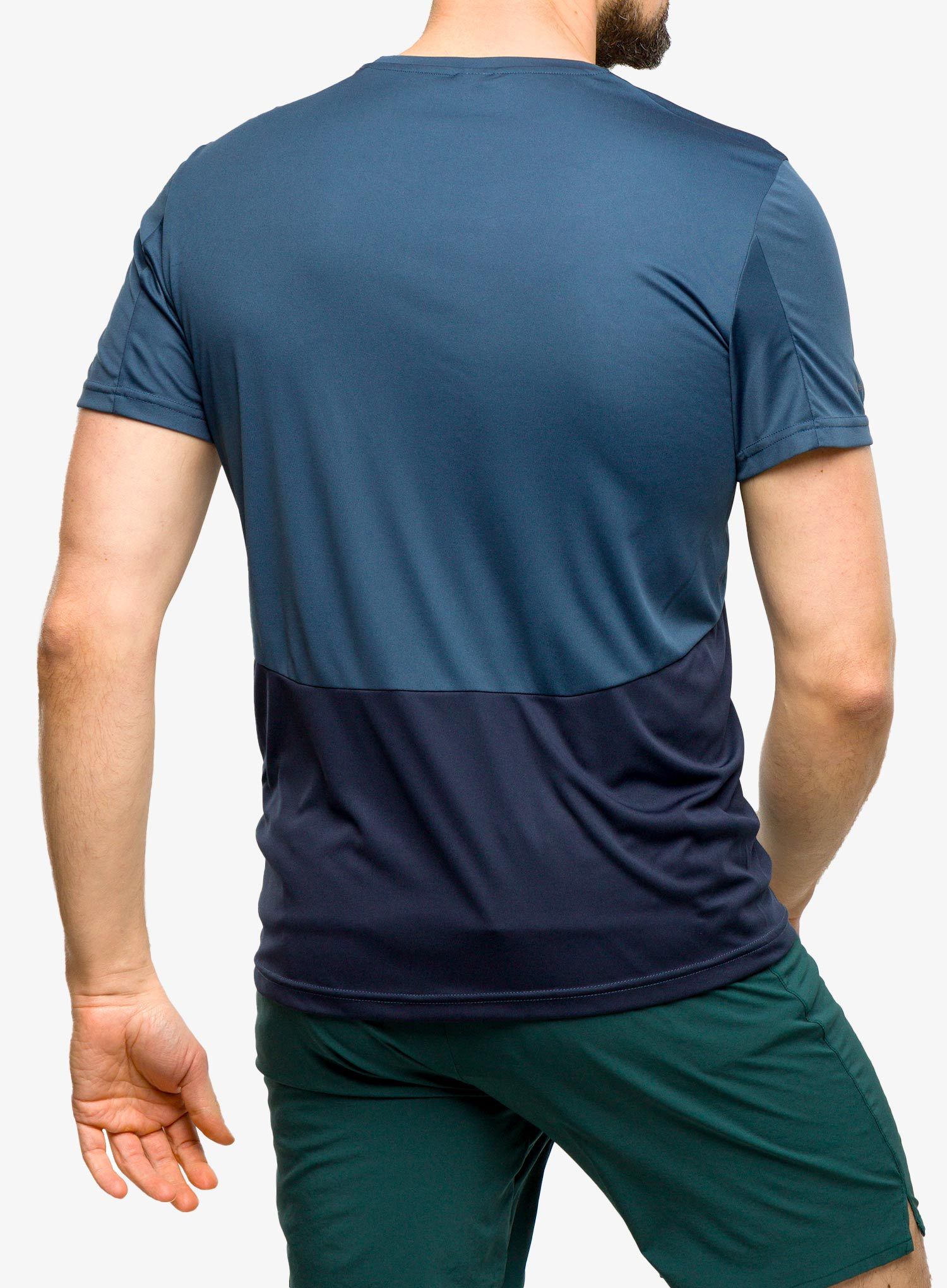Швидковисихаюча футболка SCOTT Endurance Tech S/S - metal blue/dark blue