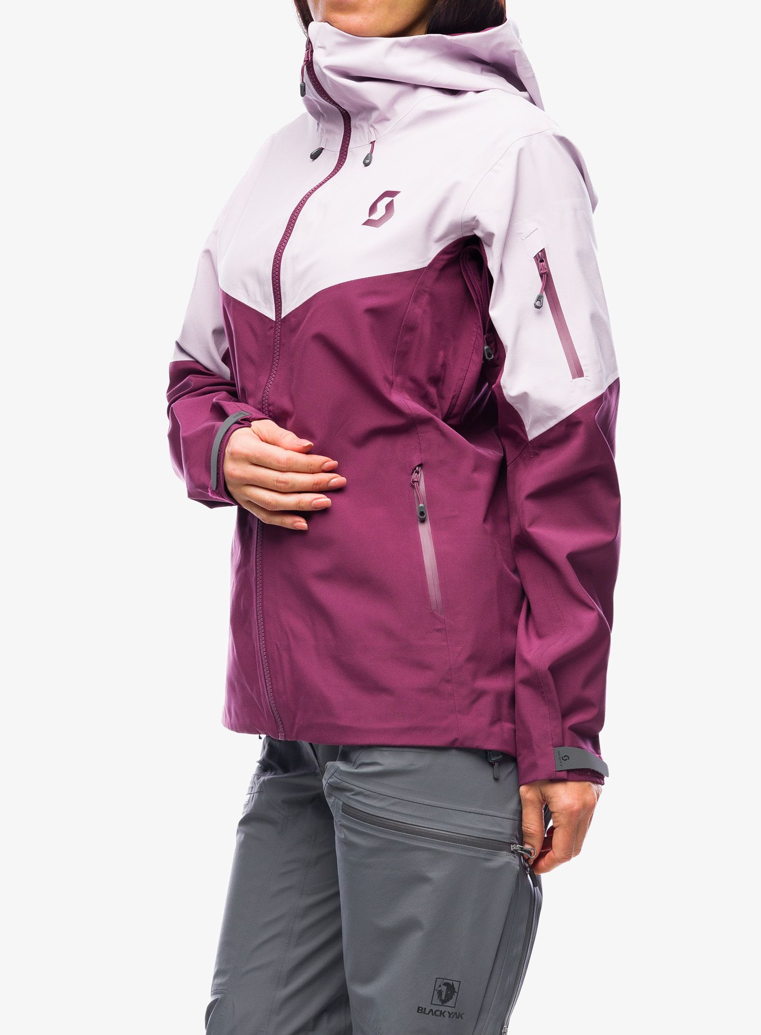 Куртка жіноча SCOTT Explorair 3L - cloud pink/wild red