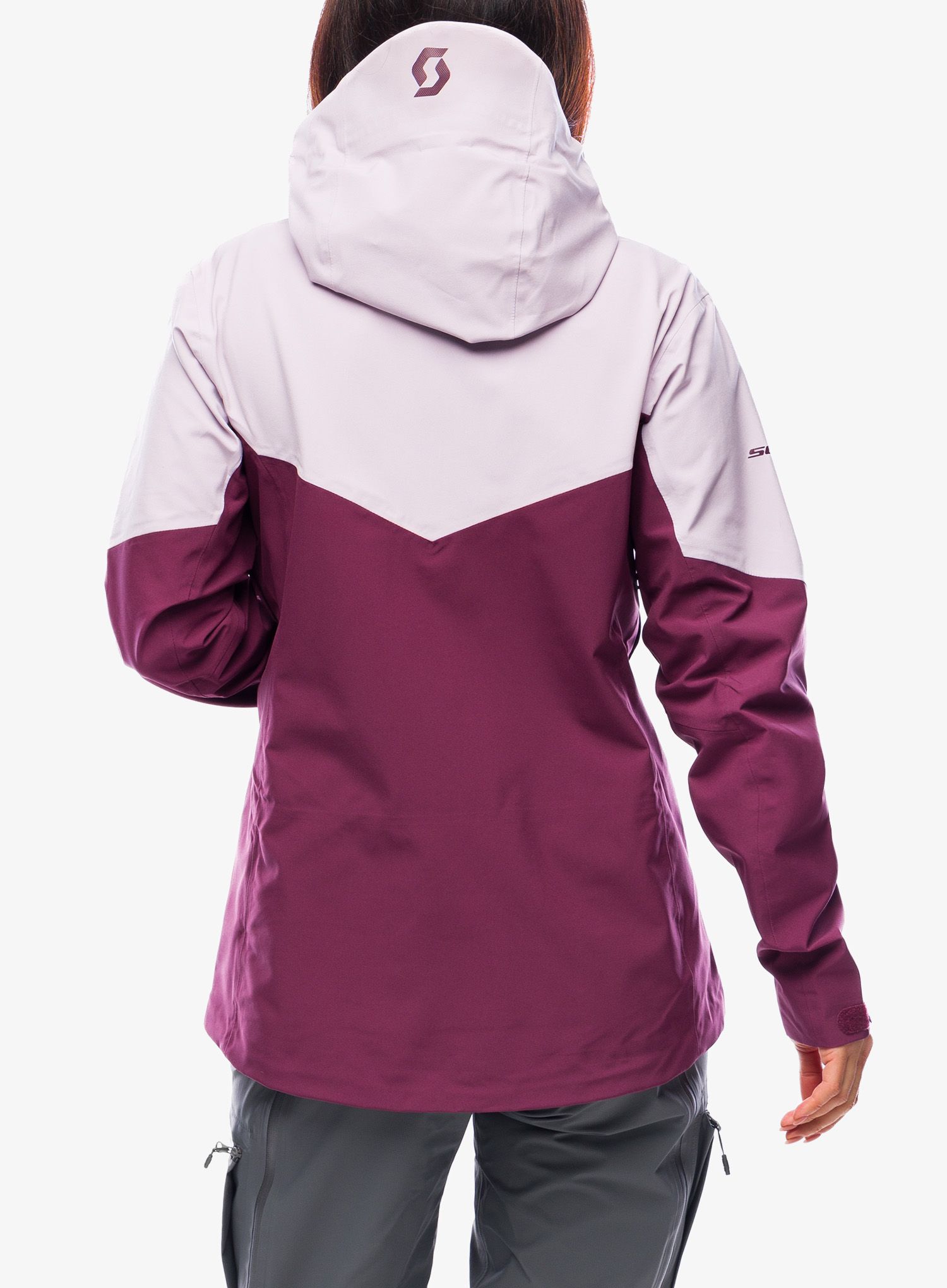 Куртка жіноча SCOTT Explorair 3L - cloud pink/wild red