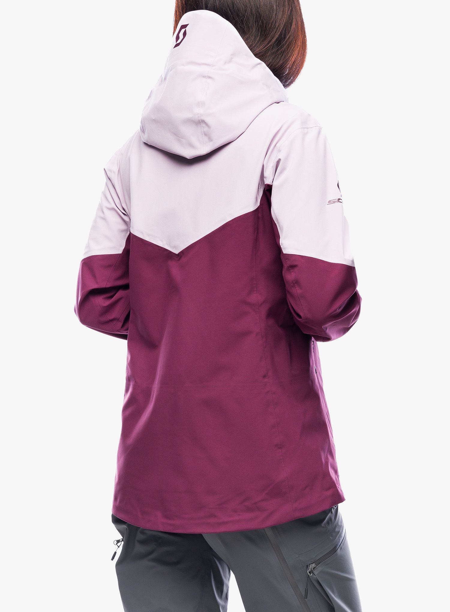 Куртка жіноча SCOTT Explorair 3L - cloud pink/wild red
