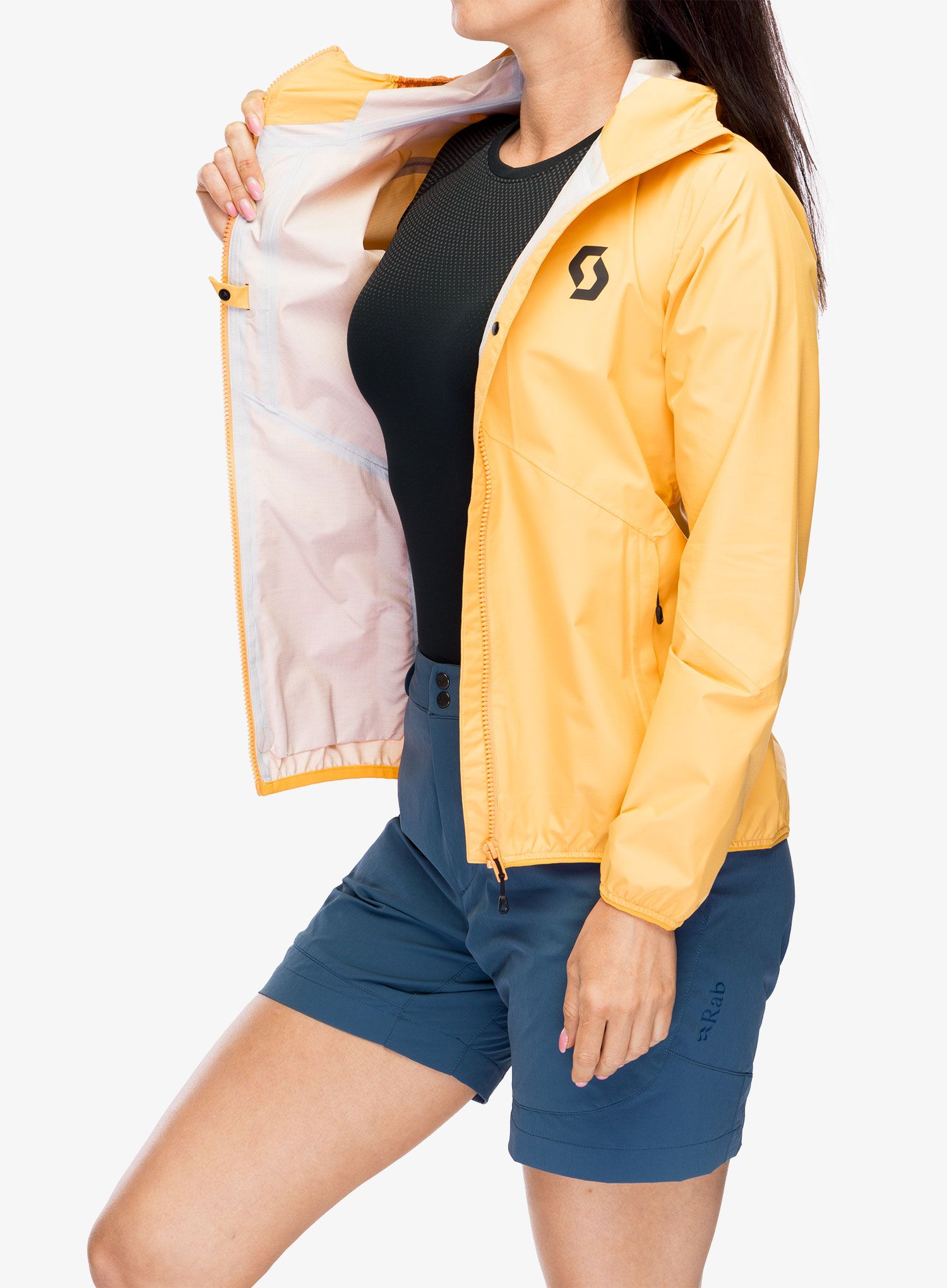 Куртка дощовик жіноча SCOTT Explorair Light Dryo 2.5L - melon orange