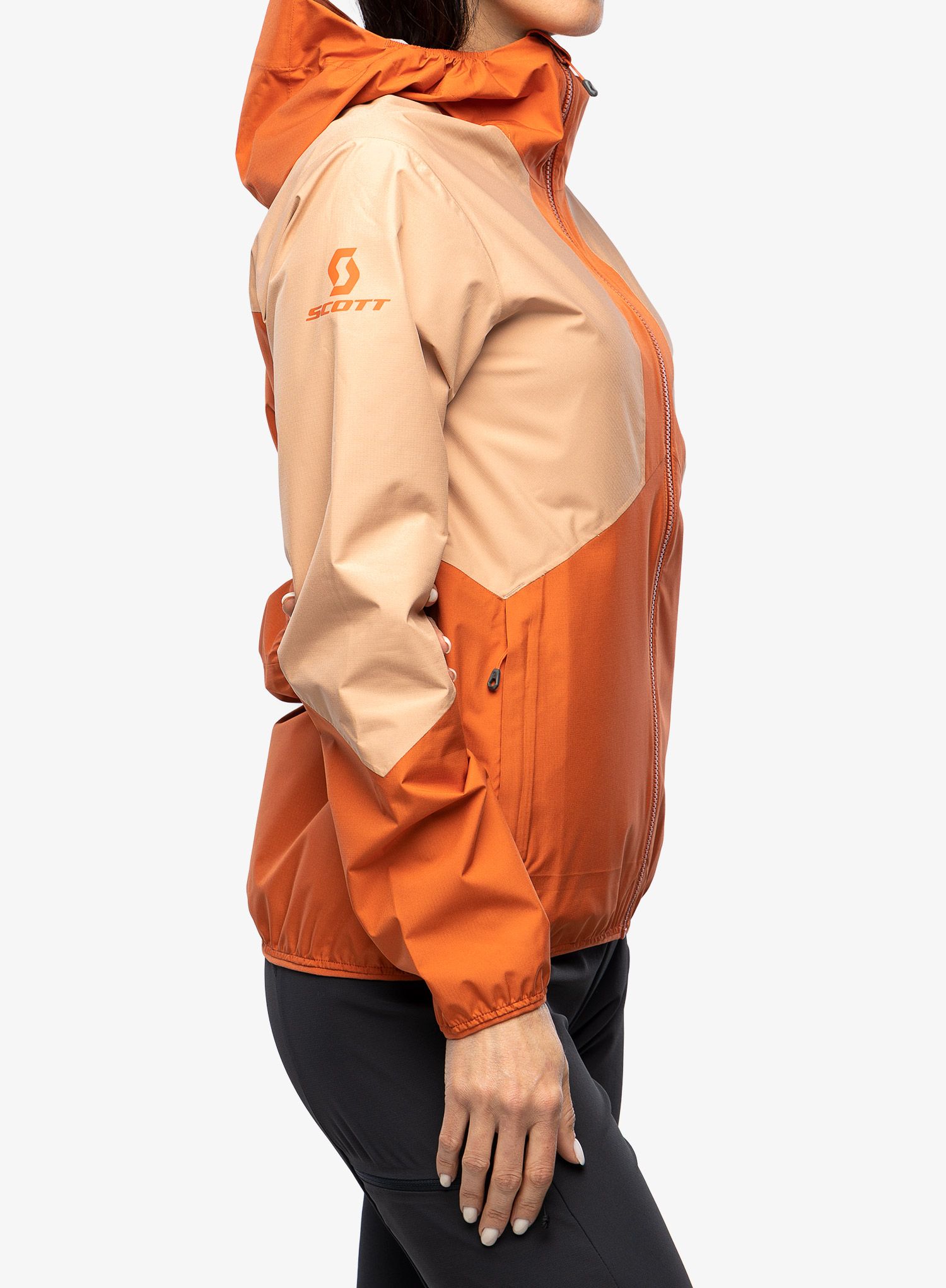 Куртка дощовик жіноча SCOTT Explorair Light Dryo 2.5L - orange/rose
