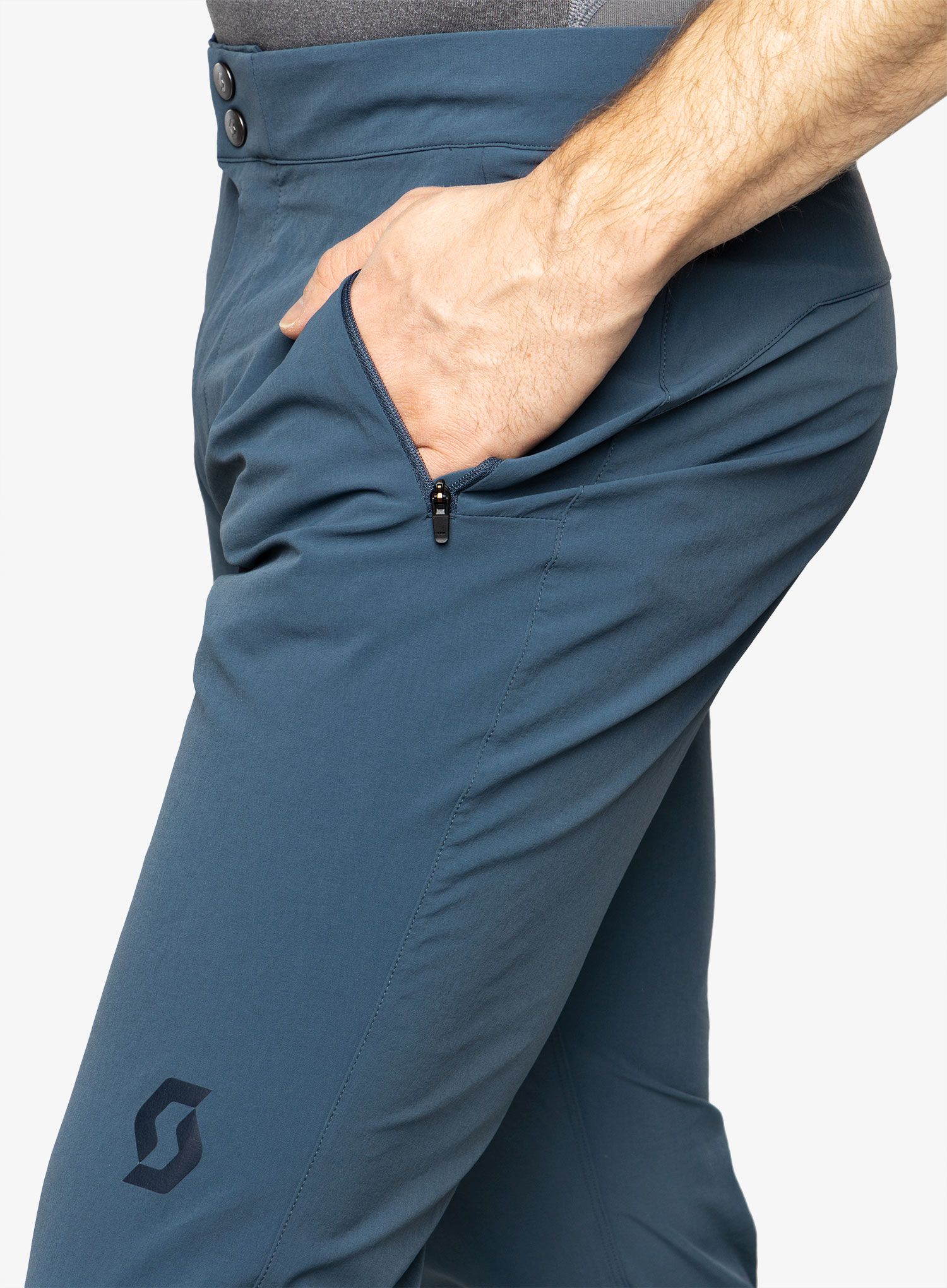 Штани туристичні SCOTT Explorair Light - metal blue/dark blue