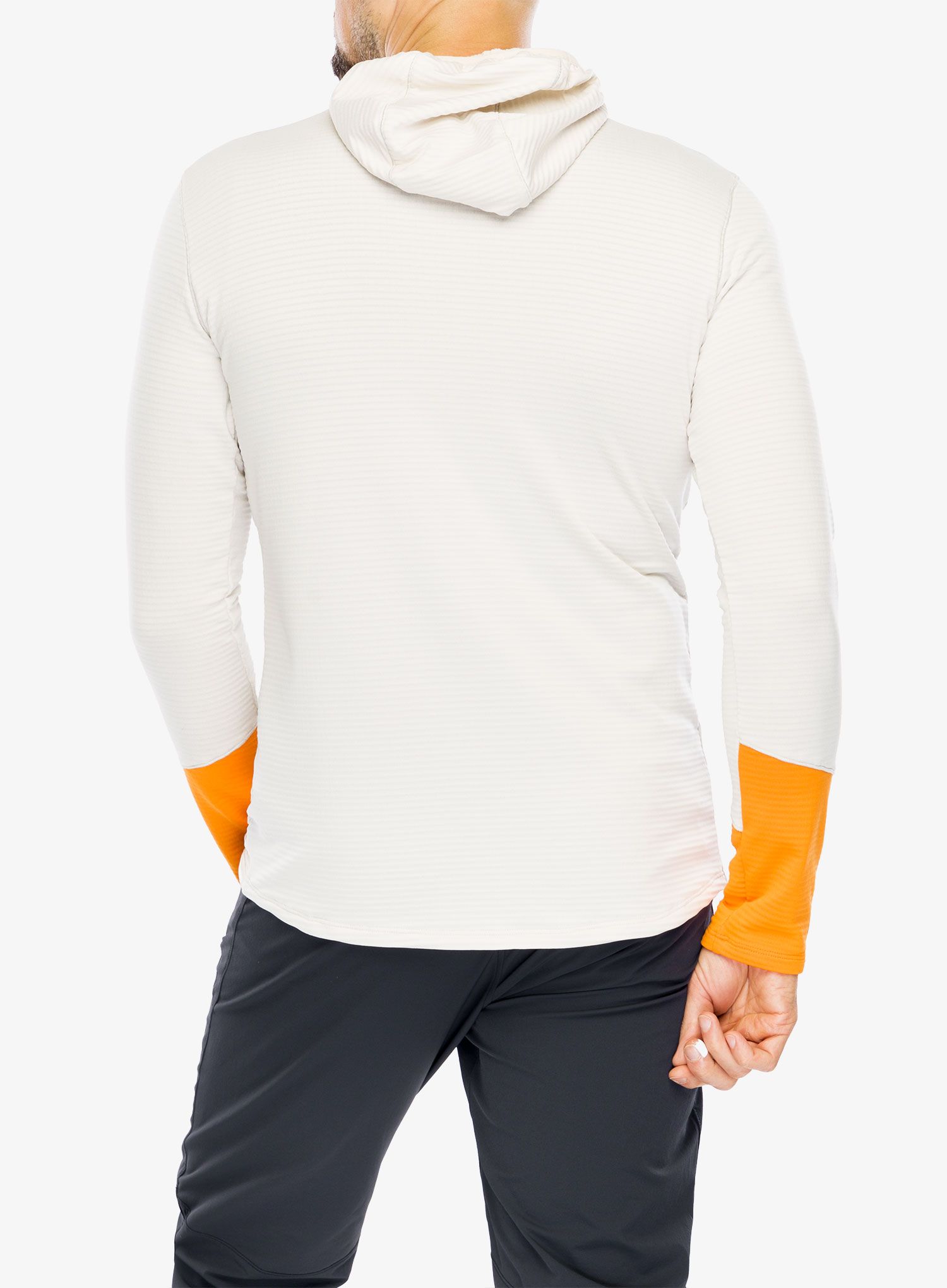 Кофта флісова SCOTT Hoody Defined Light - dust white/flash orange