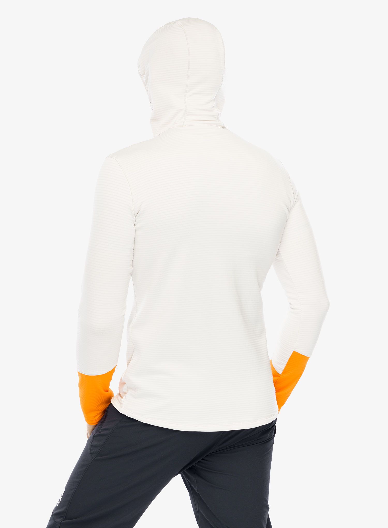 Кофта флісова SCOTT Hoody Defined Light - dust white/flash orange